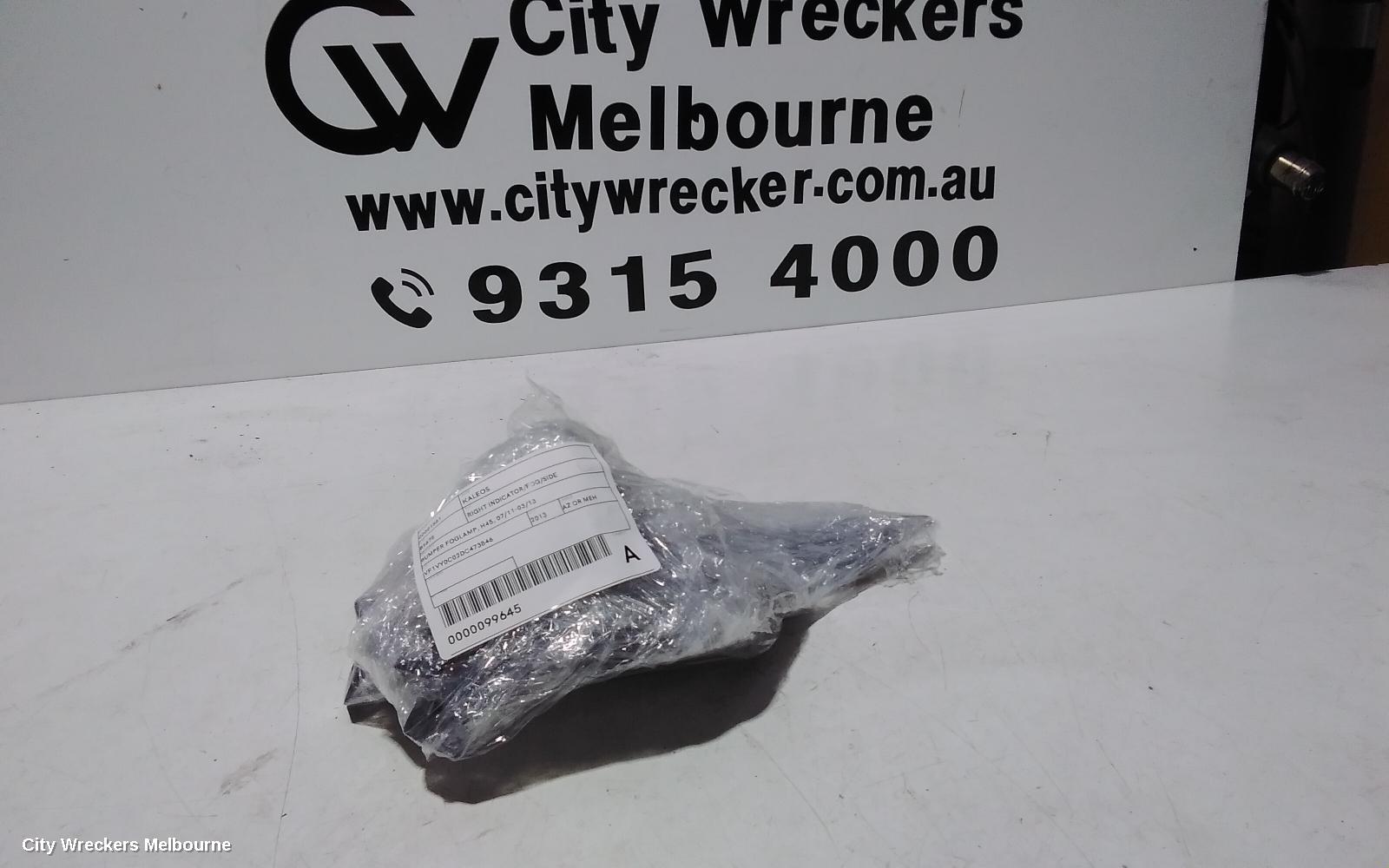 RENAULT KALEOS RIGHT INDICATOR/FOG/SIDE, BUMPER FOGLAMP, H45, 07/2011 - 03/2013