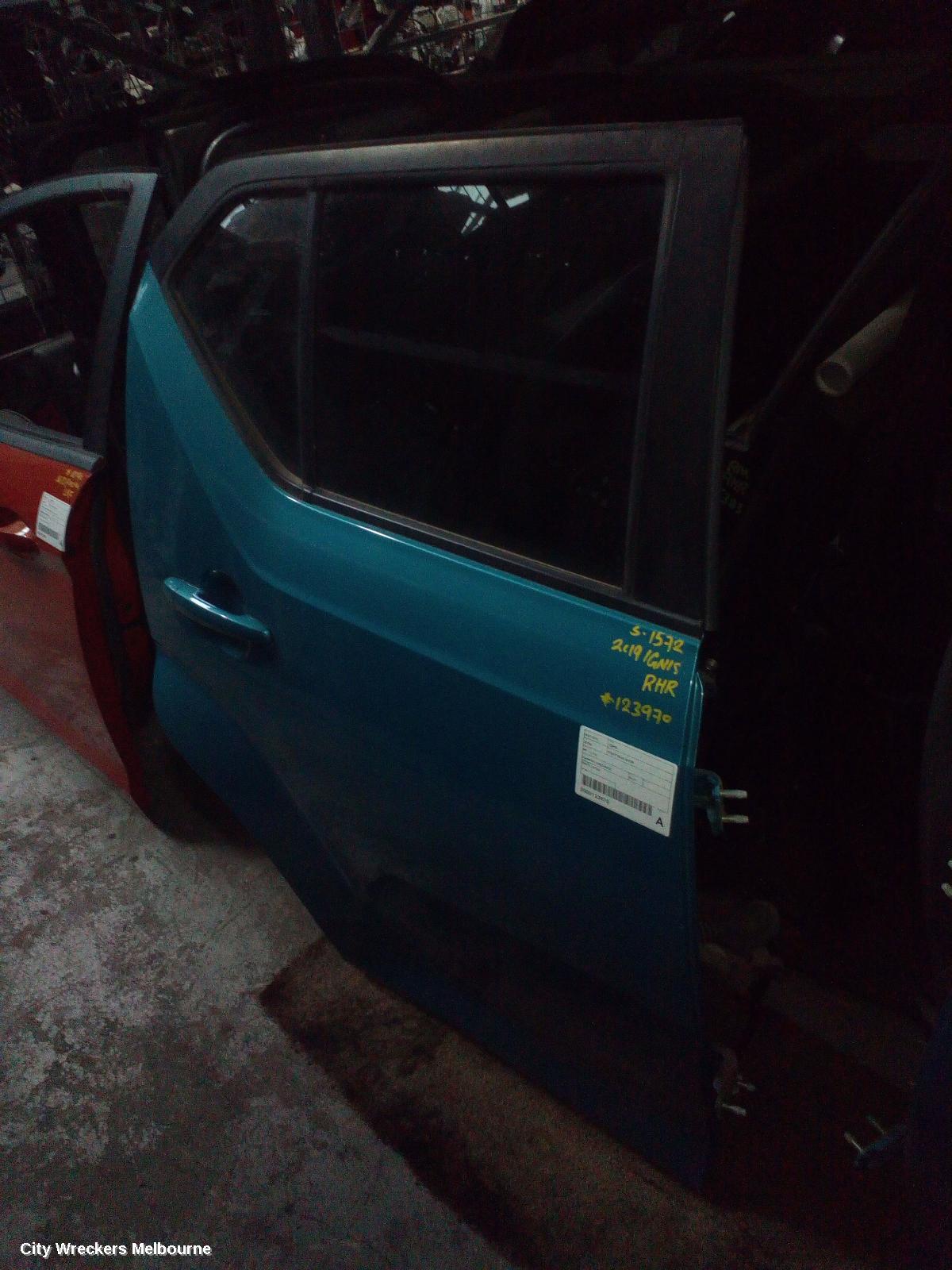 SUZUKI IGNIS RIGHT REAR DOOR, MF, 11/2016 ONWARDS