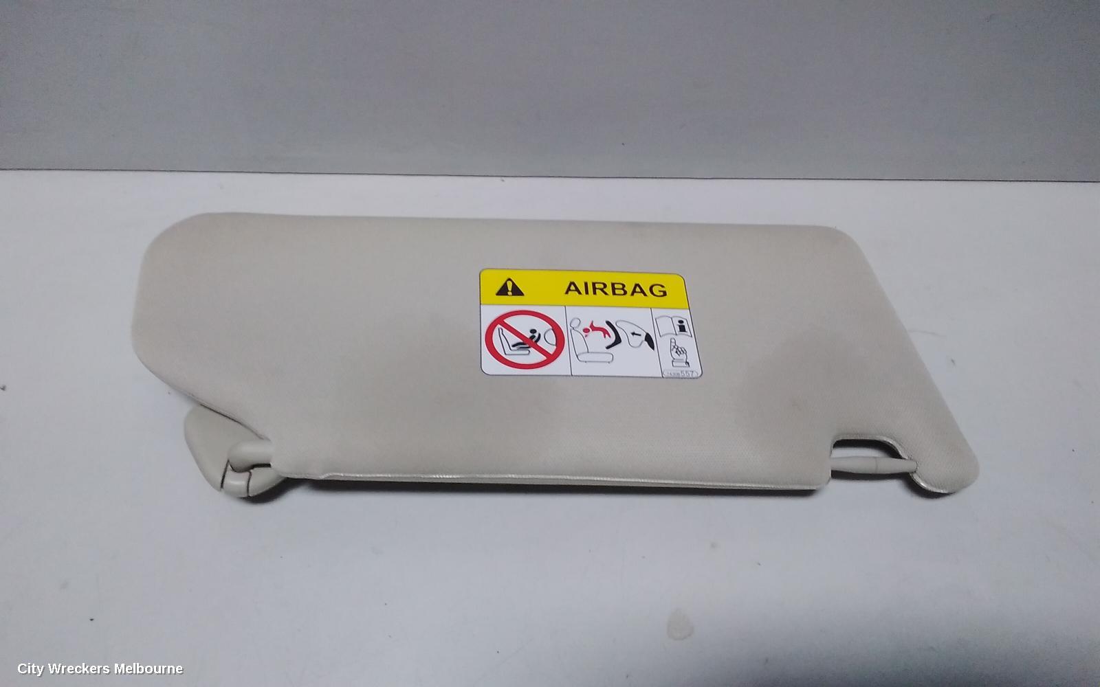 MITSUBISHI OUTLANDER SUNVISOR, ZK-ZL, LH SIDE, 04/2015 ONWARDS