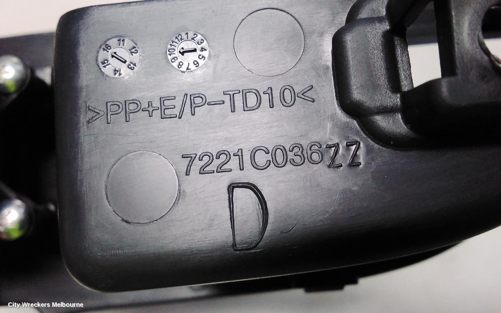 MITSUBISHI OUTLANDER PWR DR WIND SWITCH, RH FRONT (MASTER SWITCH), ZK, 04/2015 - 03/2018