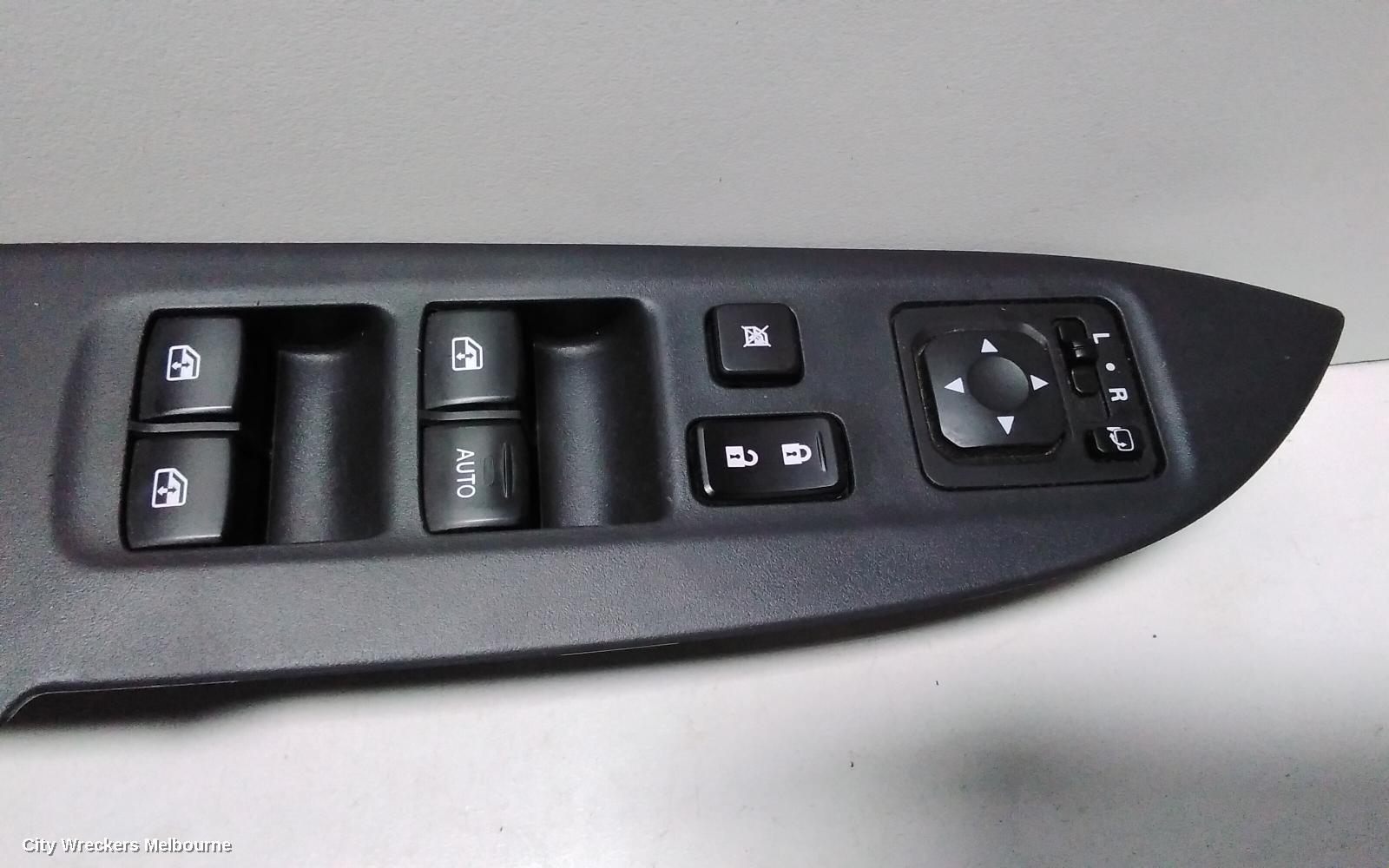 MITSUBISHI OUTLANDER PWR DR WIND SWITCH, RH FRONT (MASTER SWITCH), ZK, 04/2015 - 03/2018
