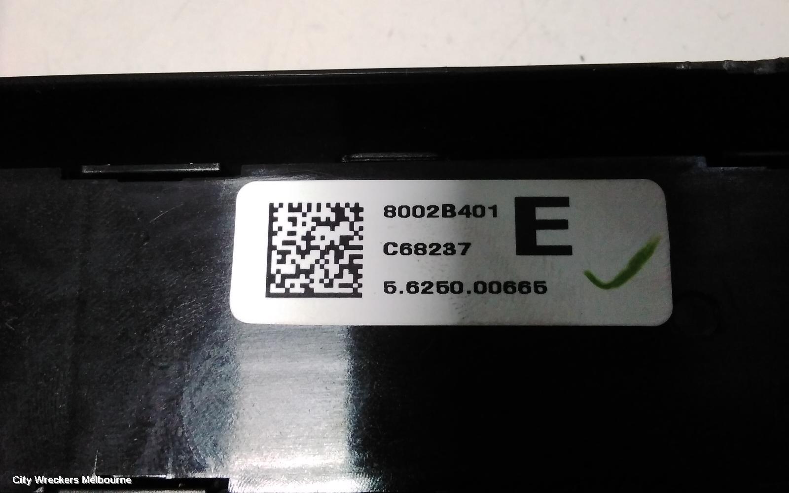 MITSUBISHI OUTLANDER HEATER/AC CONTROLS, DUAL ZONE CLIMATE CONTROL TYPE, ZJ-ZL, 10/2012 ONWARDS