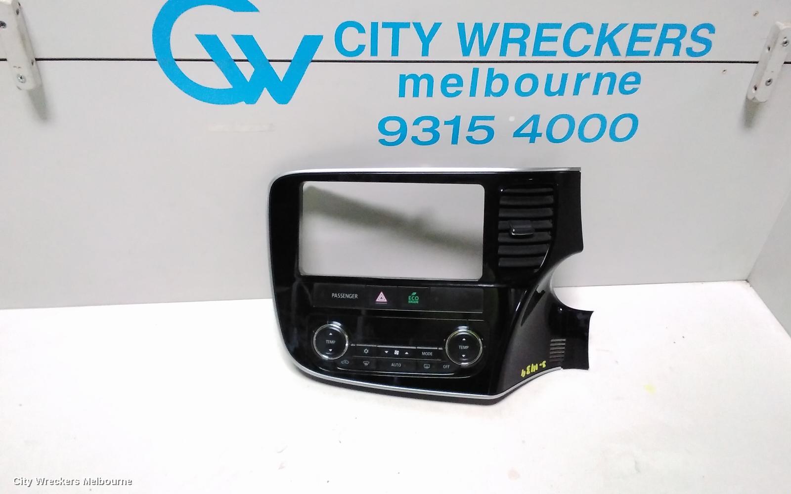 MITSUBISHI OUTLANDER HEATER/AC CONTROLS, DUAL ZONE CLIMATE CONTROL TYPE, ZJ-ZL, 10/2012 ONWARDS