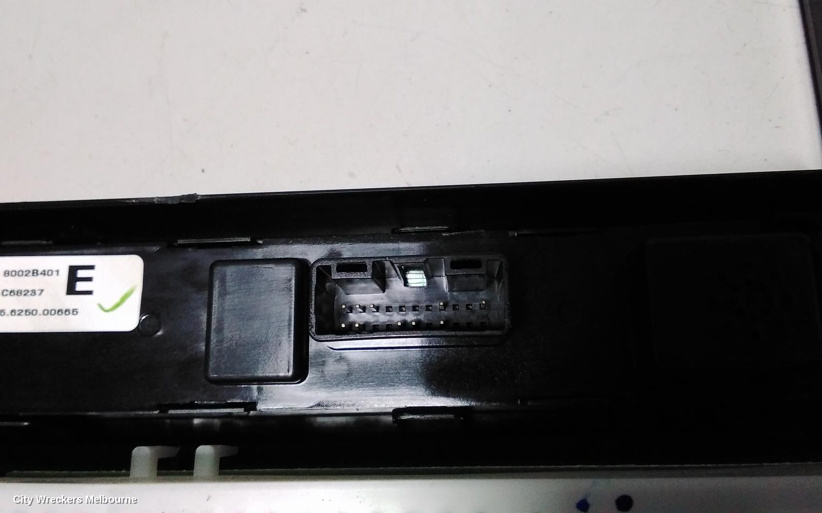 MITSUBISHI OUTLANDER HEATER/AC CONTROLS, DUAL ZONE CLIMATE CONTROL TYPE, ZJ-ZL, 10/2012 ONWARDS