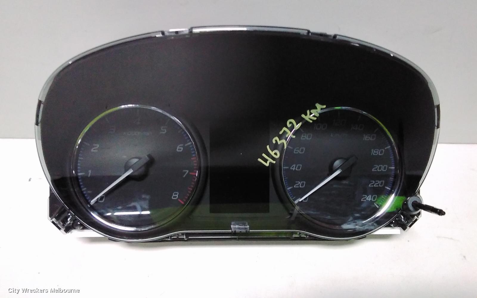 MITSUBISHI OUTLANDER INSTRUMENT CLUSTER, PETROL, AUTO T/M, ZJ-ZK, 10/2012 - 03/2018