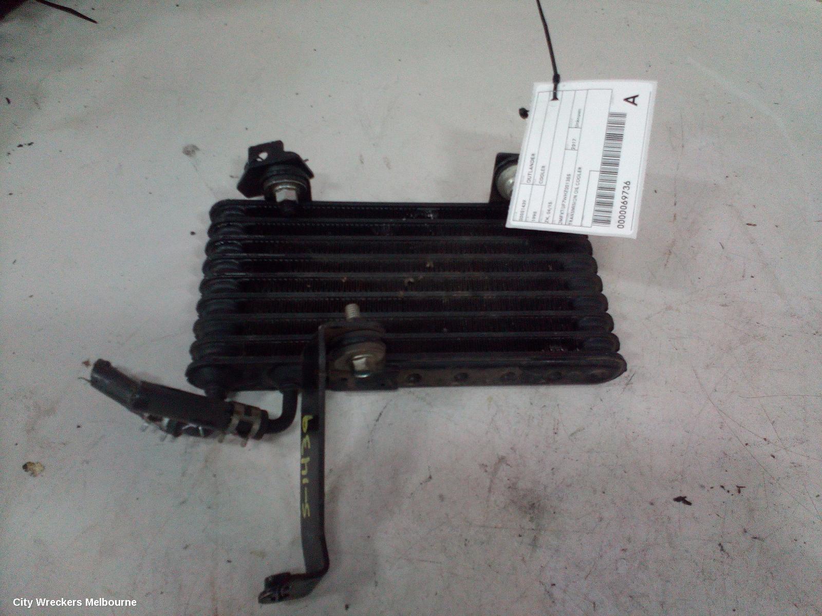 MITSUBISHI OUTLANDER COOLER, TRANS OIL COOLER, PETROL, 2.0, 4J11, ZJ-ZL, 10/2012 - 07/2021