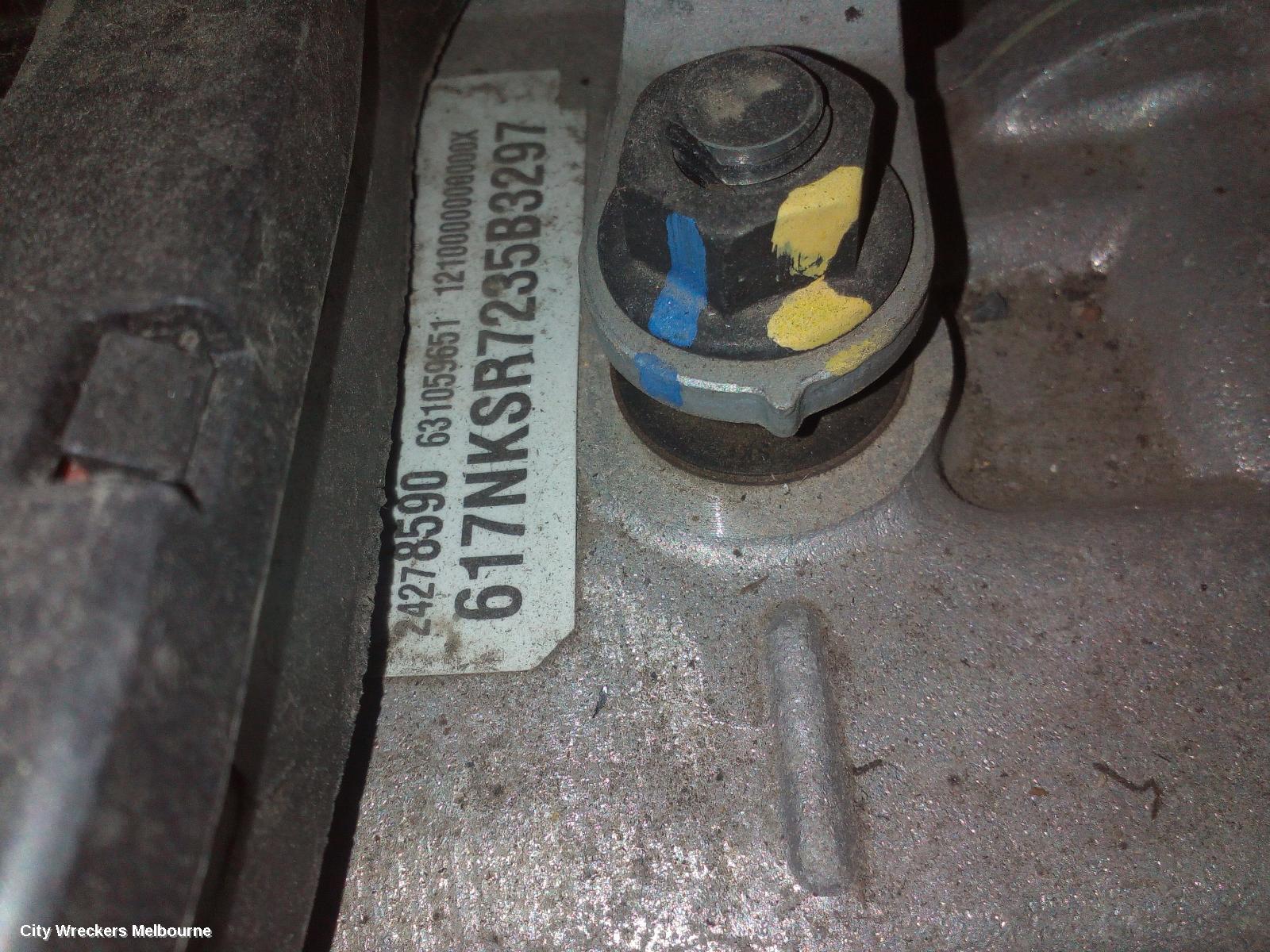 HOLDEN ASTRA TRANS/GEARBOX, AUTO, PETROL, 1.4, TURBO, 7NKS CODE, BK-BL, 09/2016 - 12/2020