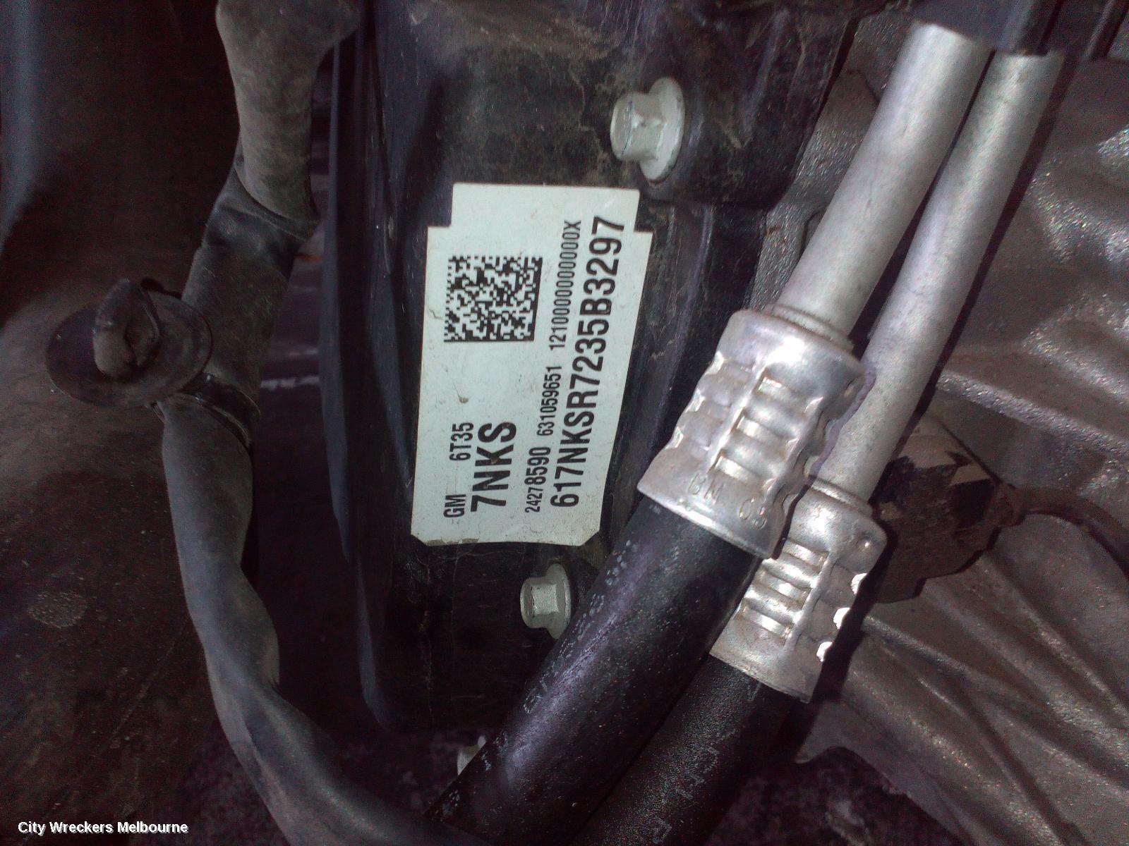 HOLDEN ASTRA TRANS/GEARBOX, AUTO, PETROL, 1.4, TURBO, 7NKS CODE, BK-BL, 09/2016 - 12/2020