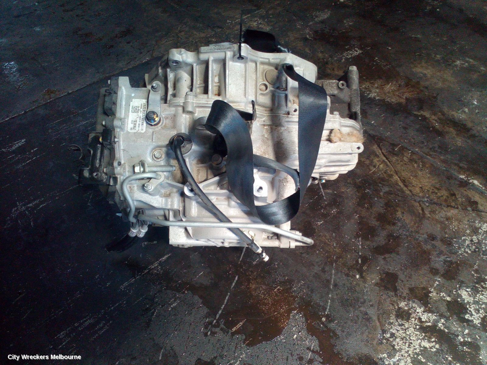 HOLDEN ASTRA TRANS/GEARBOX, AUTO, PETROL, 1.4, TURBO, 7NKS CODE, BK-BL, 09/2016 - 12/2020