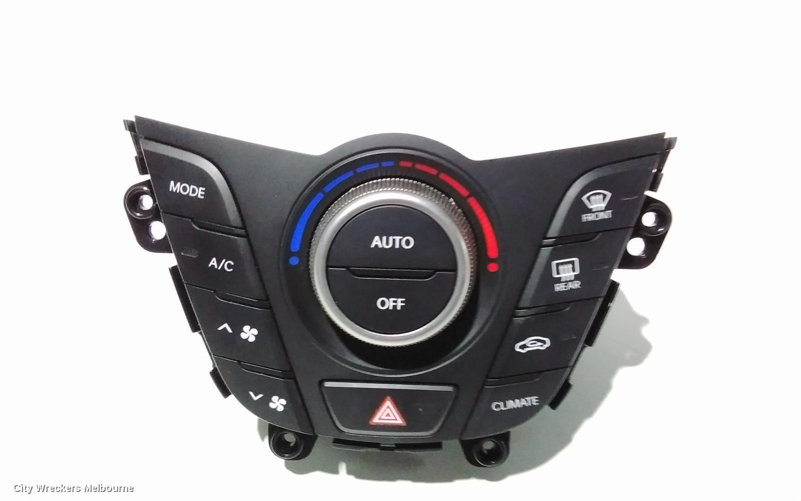 HYUNDAI VELOSTER HEATER/AC CONTROLS, FS, CLIMATE CONTROL TYPE, 2 PLUG, 02/2011 - 02/2018