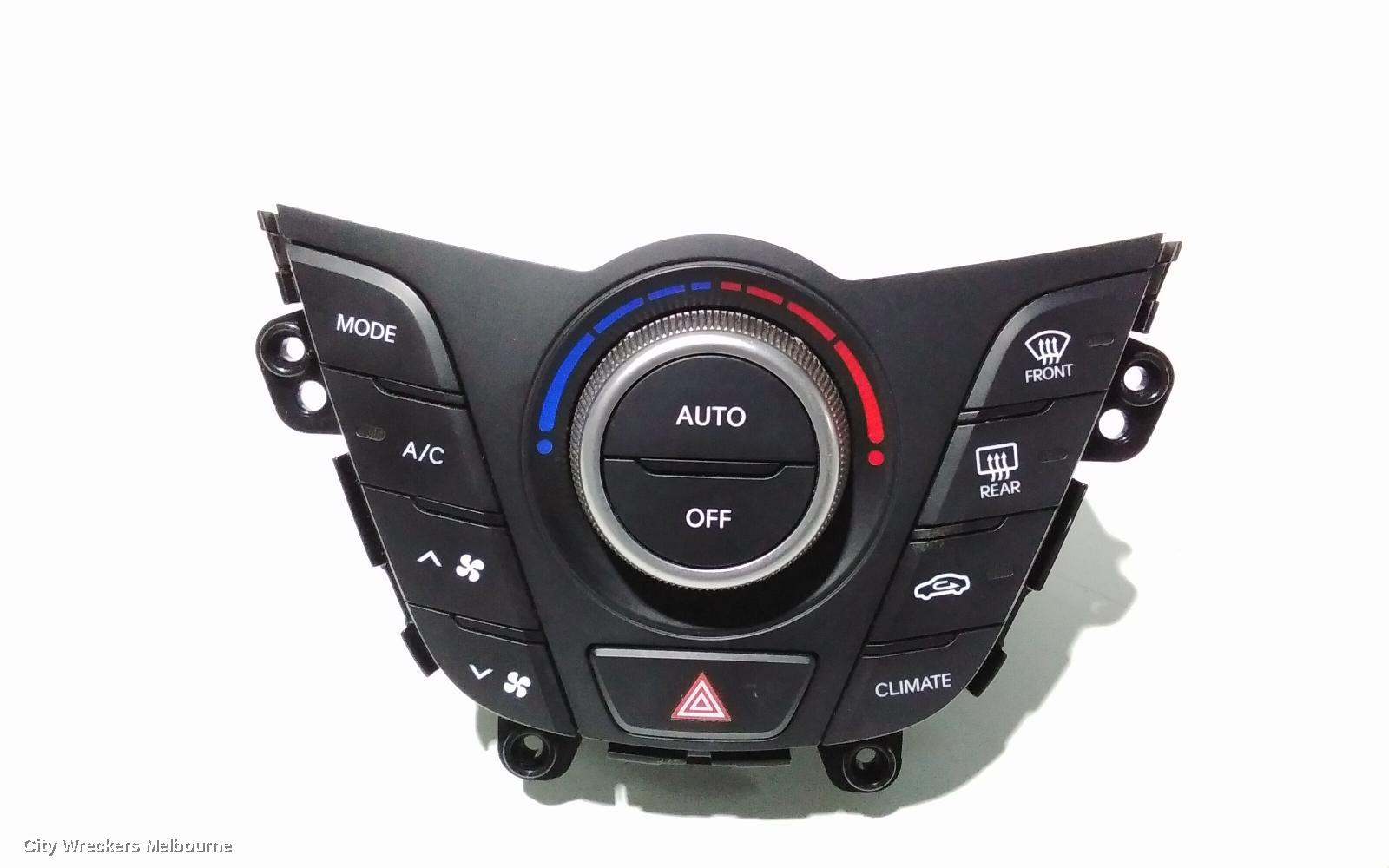HYUNDAI VELOSTER HEATER/AC CONTROLS, FS, CLIMATE CONTROL TYPE, 2 PLUG, 02/2011 - 02/2018