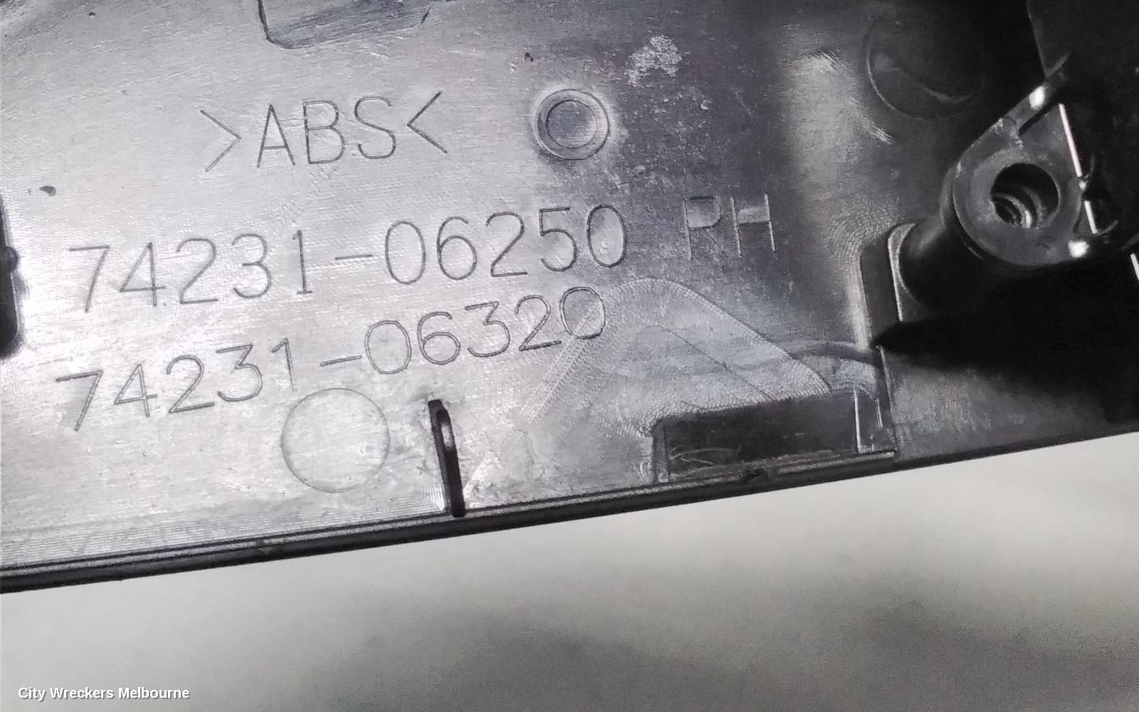 TOYOTA CAMRY PWR DR WIND SWITCH, RH FRONT (MASTER SWITCH), ACV40, 06/2006 - 11/2011