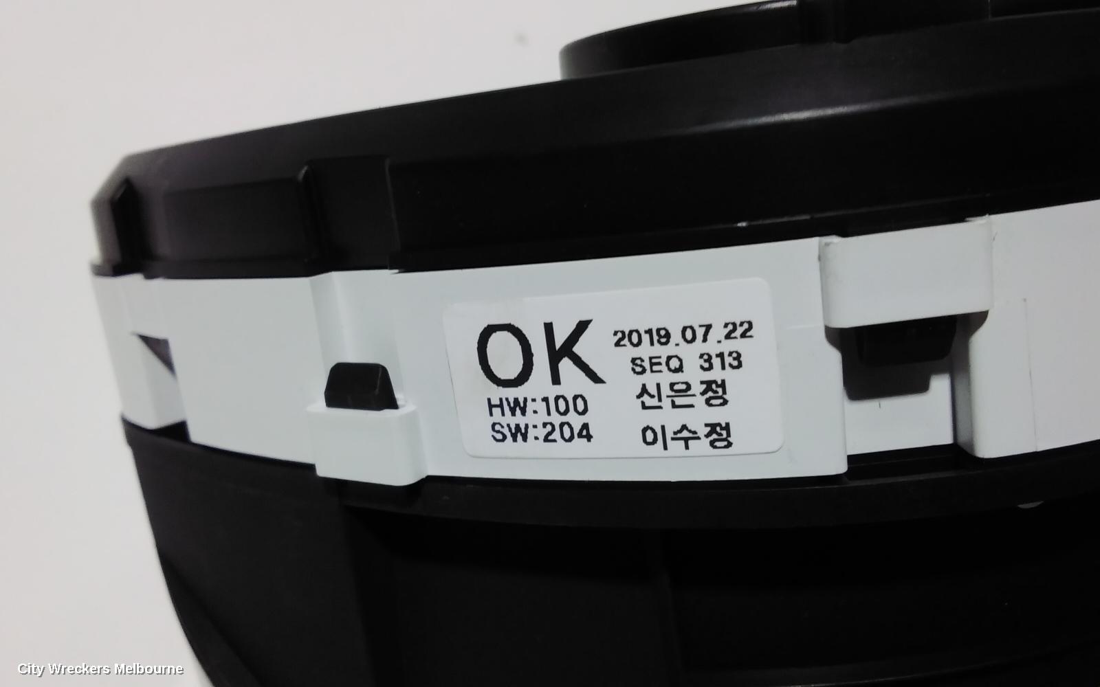 HYUNDAI I30 INSTRUMENT CLUSTER, PETROL, AUTO T/M, PD, HATCH (S. KOREA VIN KMHH), 03/2017 - 11/2019