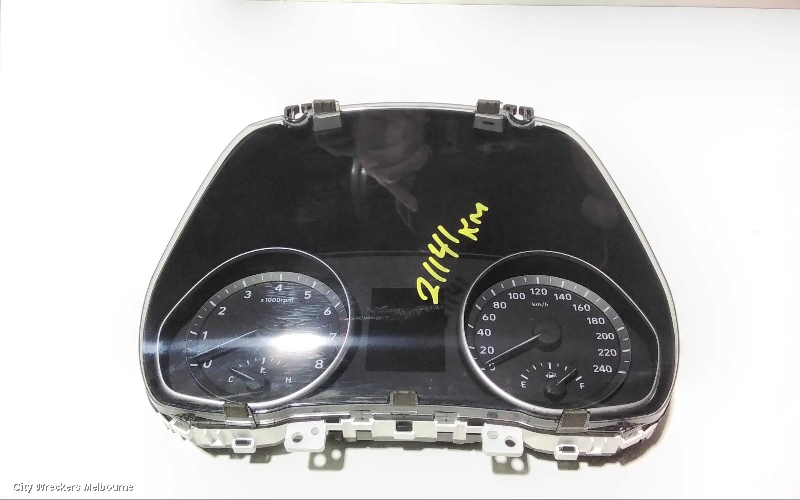 HYUNDAI I30 INSTRUMENT CLUSTER, PETROL, AUTO T/M, PD, HATCH (S. KOREA VIN KMHH), 03/2017 - 11/2019