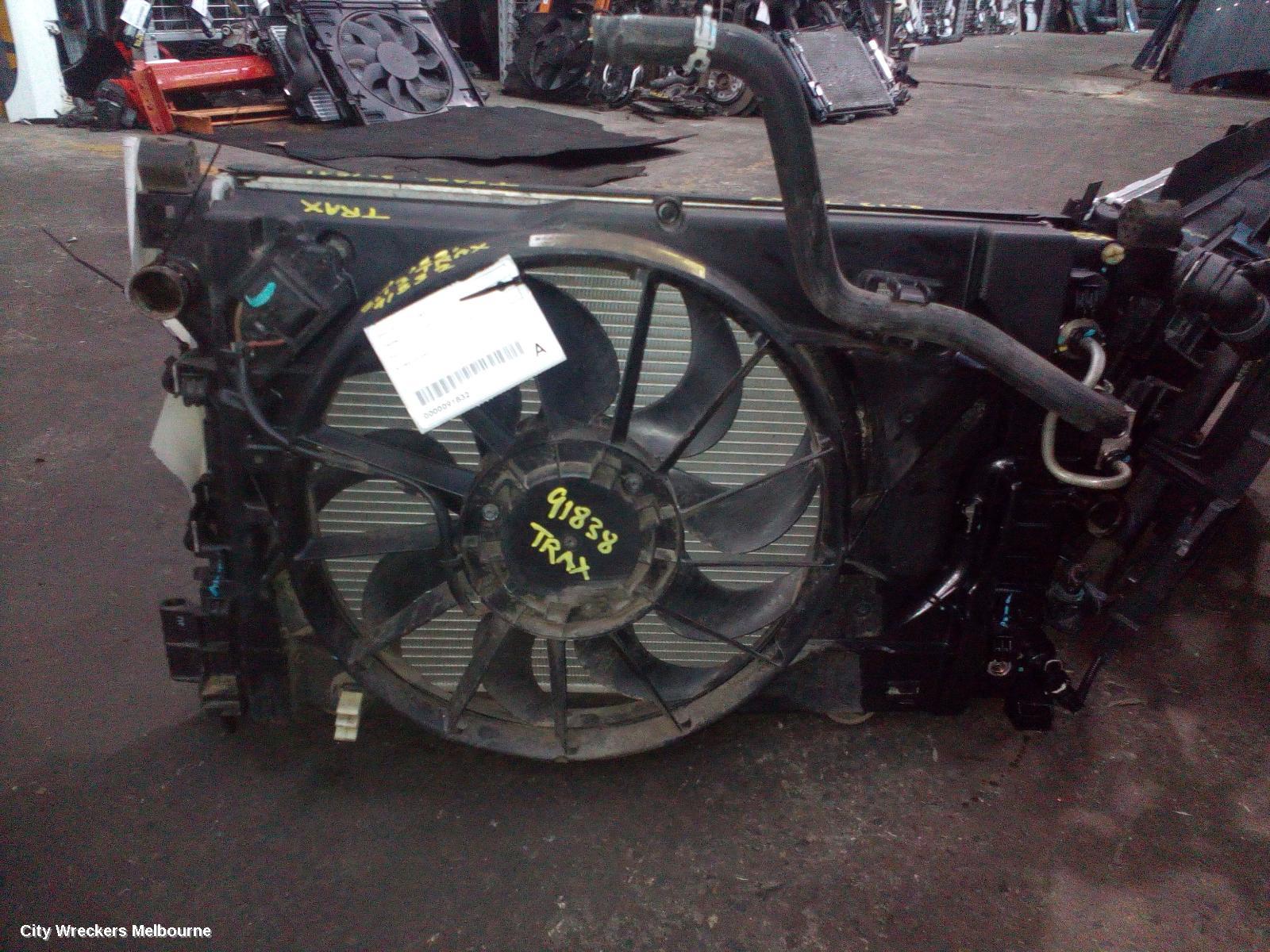 HOLDEN TRAX FAN, RAD FAN, 1.8, AUTO T/M, TJ SERIES, 08/2013 - 12/2020