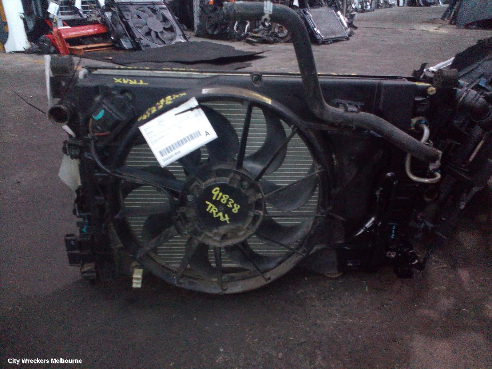 HOLDEN TRAX FAN, RAD FAN, 1.8, AUTO T/M, TJ SERIES, 08/2013 - 12/2020