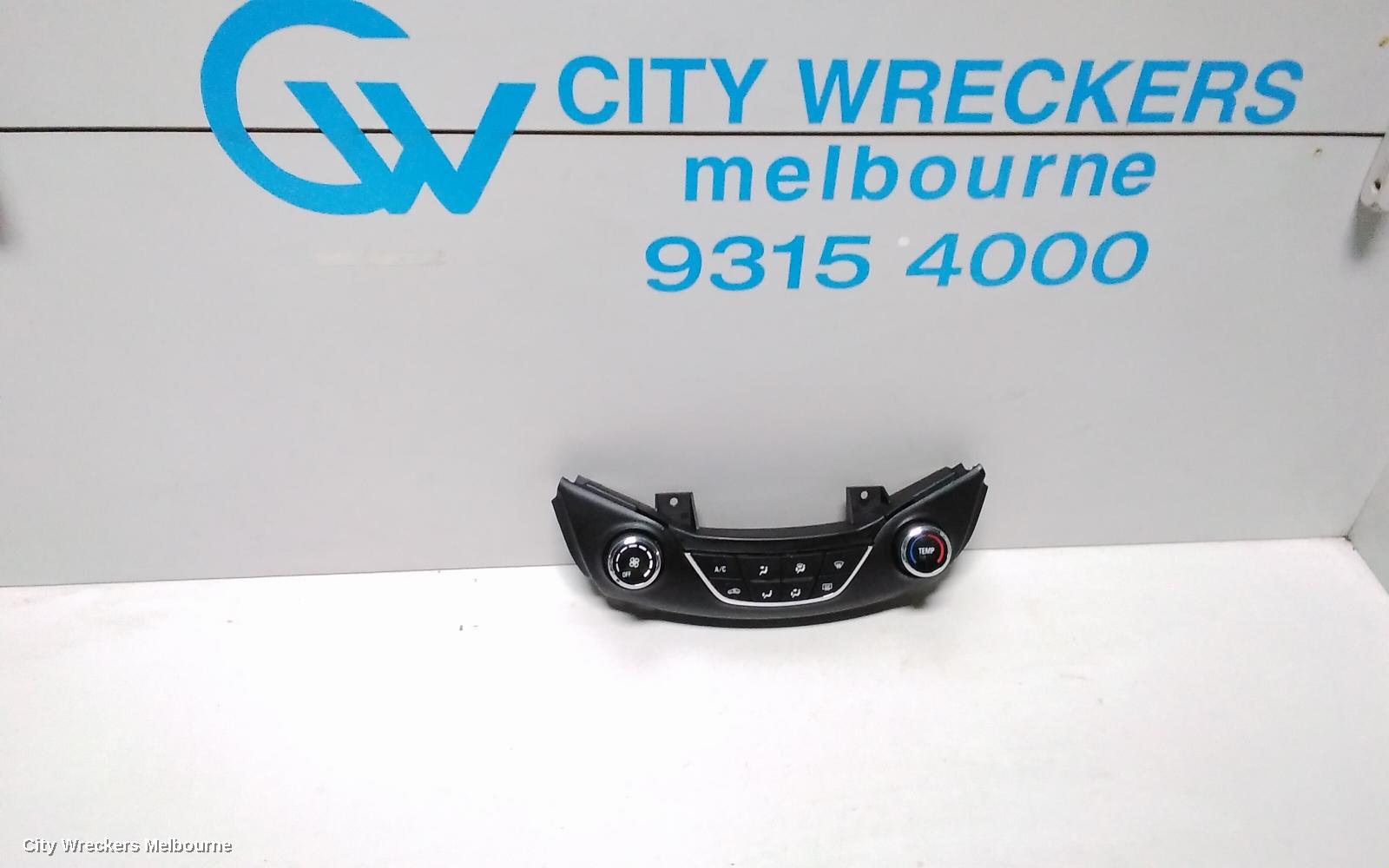 HOLDEN ASTRA HEATER/AC CONTROLS, NON CLIMATE CONTROL, BL, SEDAN 05/2017 - 12/2020