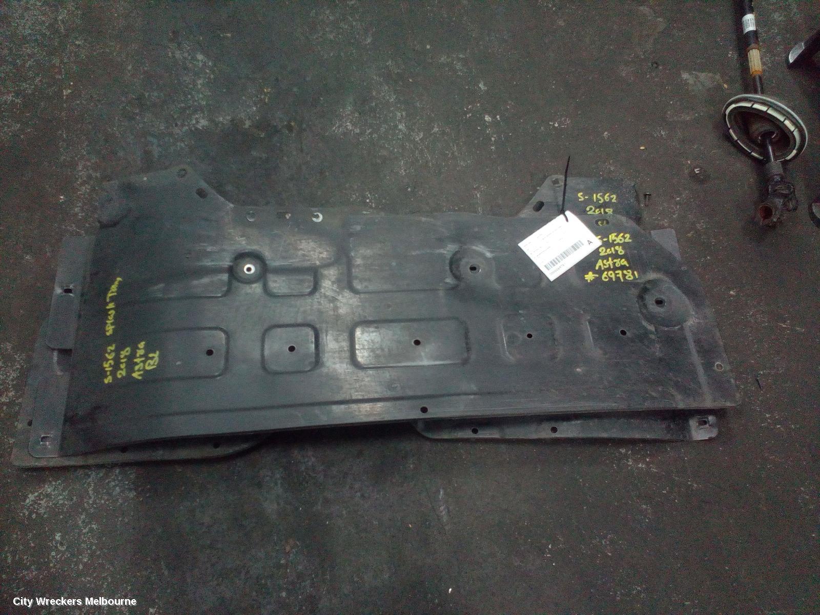 HOLDEN ASTRA LOWER ENGINE SPLASH TRAY, BL, SEDAN, 05/2017 - 12/2020