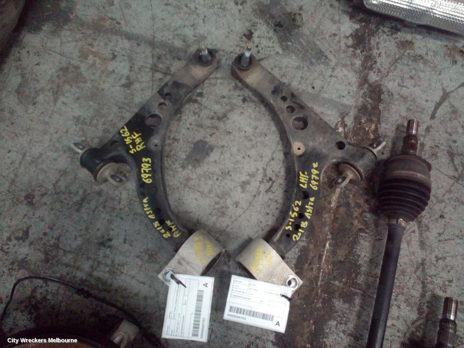 HOLDEN ASTRA RIGHT FRONT LOWER CONTROL ARM, BL, SEDAN, 05/2017 - 12/2020