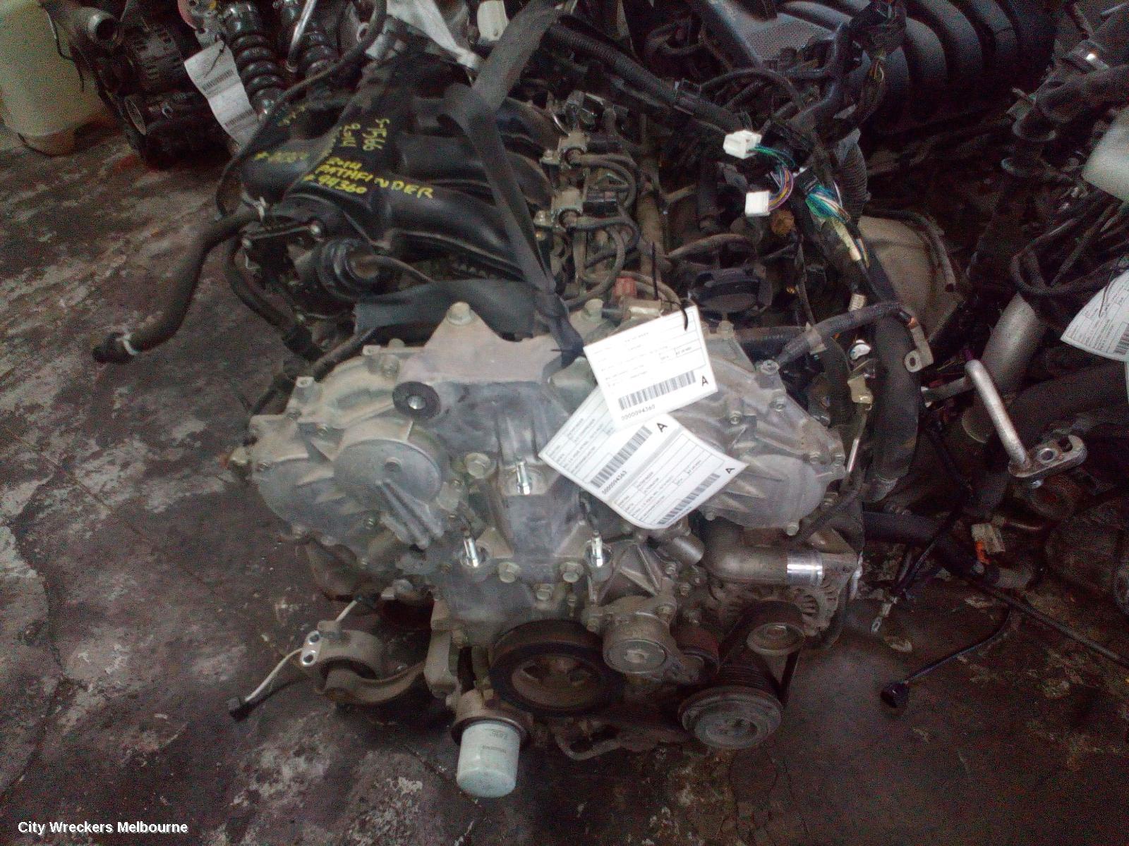NISSAN PATHFINDER ENGINE, PETROL, 3.5, VQ35DE, R52, 06/2013 - 11/2016