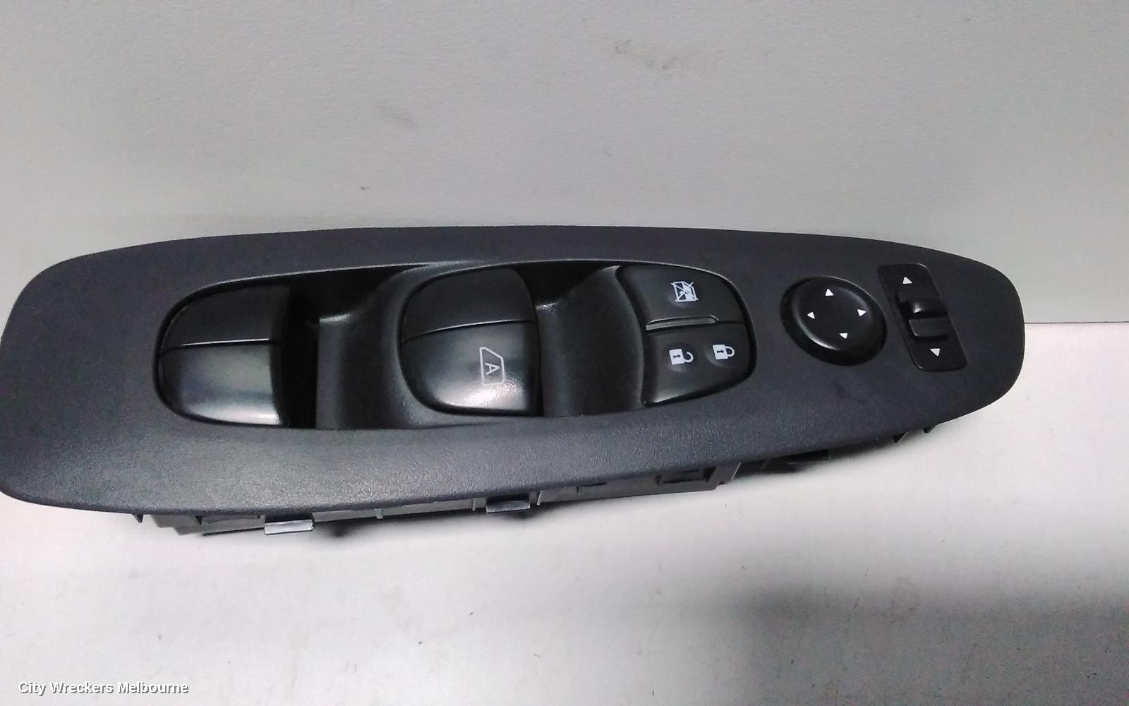 NISSAN PATHFINDER PWR DR WIND SWITCH, RH FRONT (MASTER SWITCH), R52, 10/2013 - 04/2021