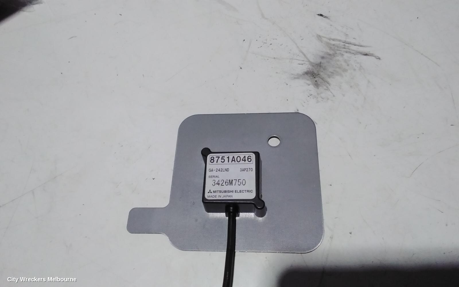 MITSUBISHI OUTLANDER RADIO/CD/DVD/SAT/TV, DISPLAY/HEAD UNIT, SAT NAV TYPE, W-12, ZJ-ZK, 07/2013 - 07/2016