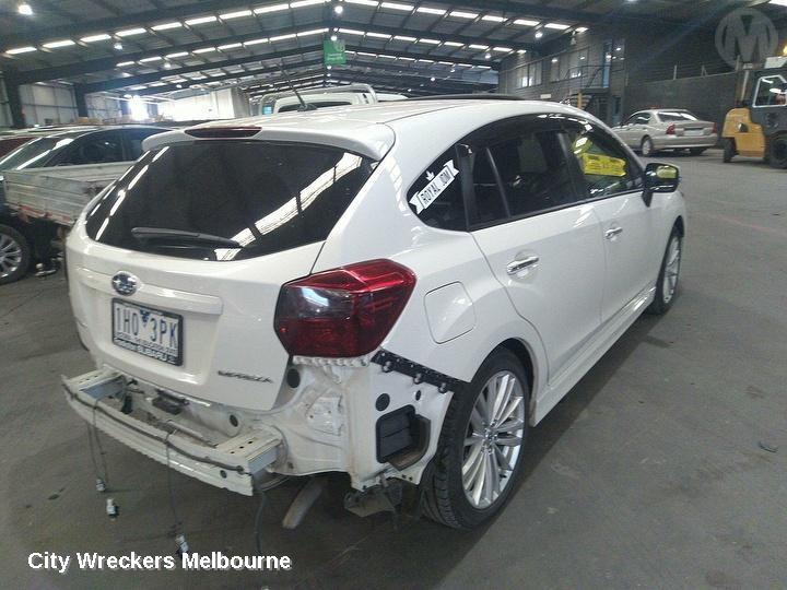 SUBARU IMPREZA RIGHT TAILLIGHT, G4, HATCH, IN BODY, 12/2011 - 10/2016