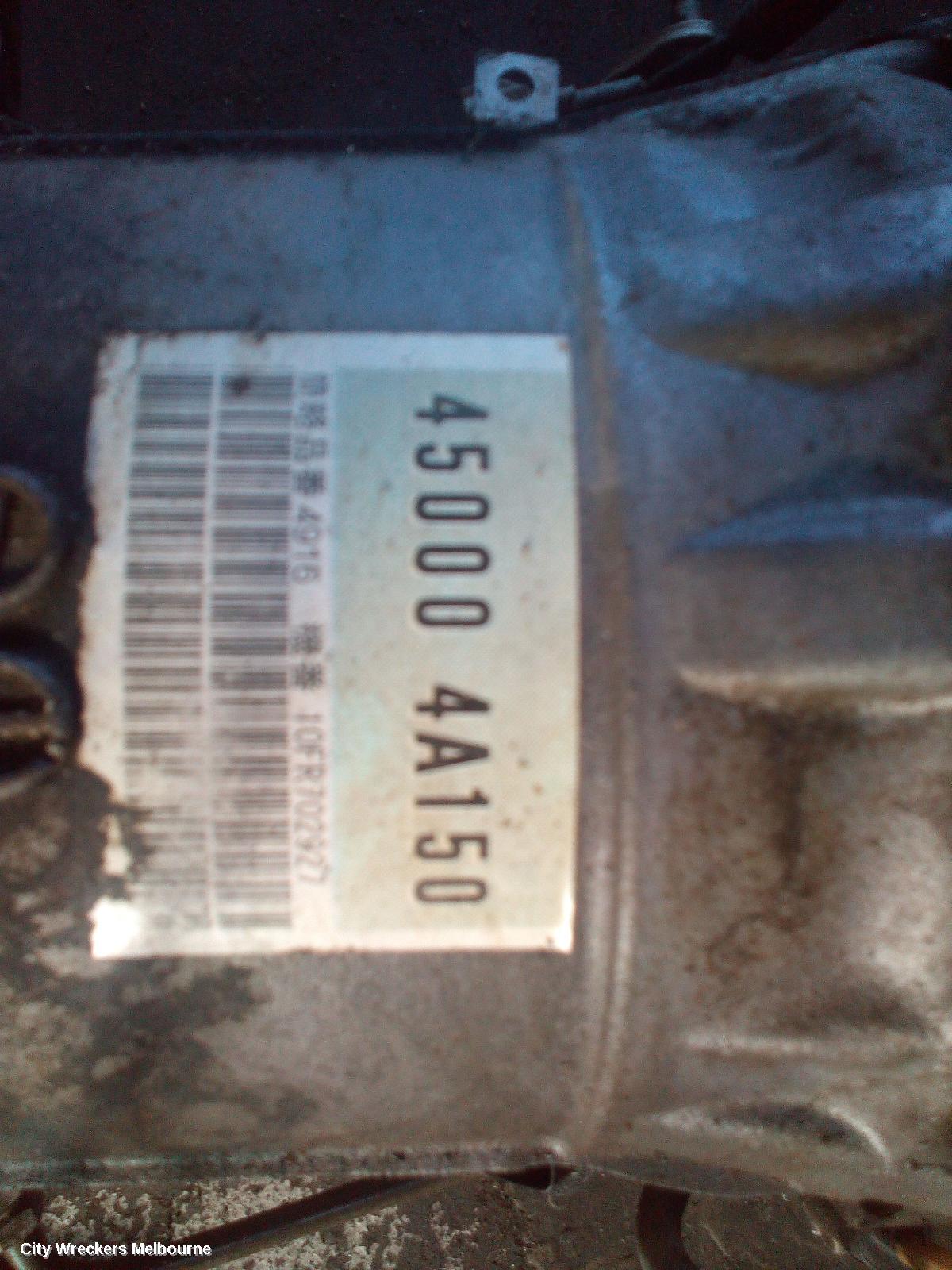 HYUNDAI ILOAD/IMAX TRANS/GEARBOX, AUTO, PETROL, 2.4, G4KG, 4 SPEED, TQ, 11/2007 - 05/2018