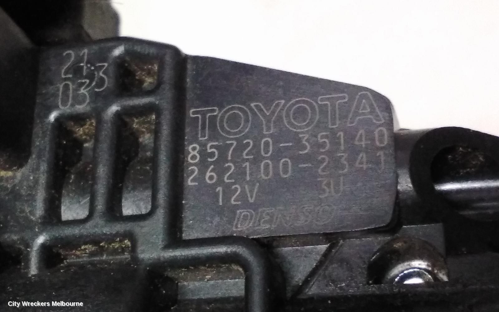 TOYOTA COROLLA LEFT FRONT WINDOW REG/MOTOR, ZRE182R, HATCH, 01/2014 - 06/2018