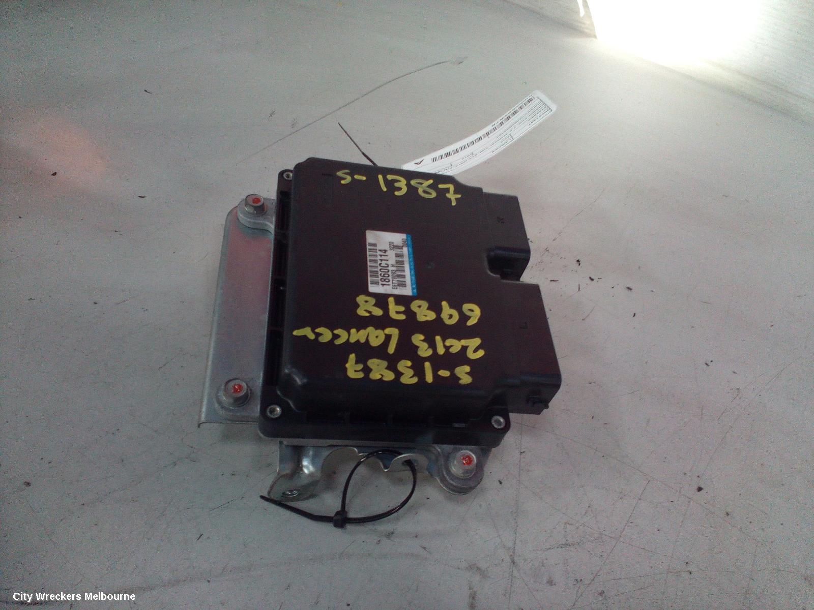 MITSUBISHI LANCER ECU, ENGINE ECU, 2.0, MANUAL T/M, ECU ONLY, P/N 1860C114, CJ, 07/2007 - 10/2015