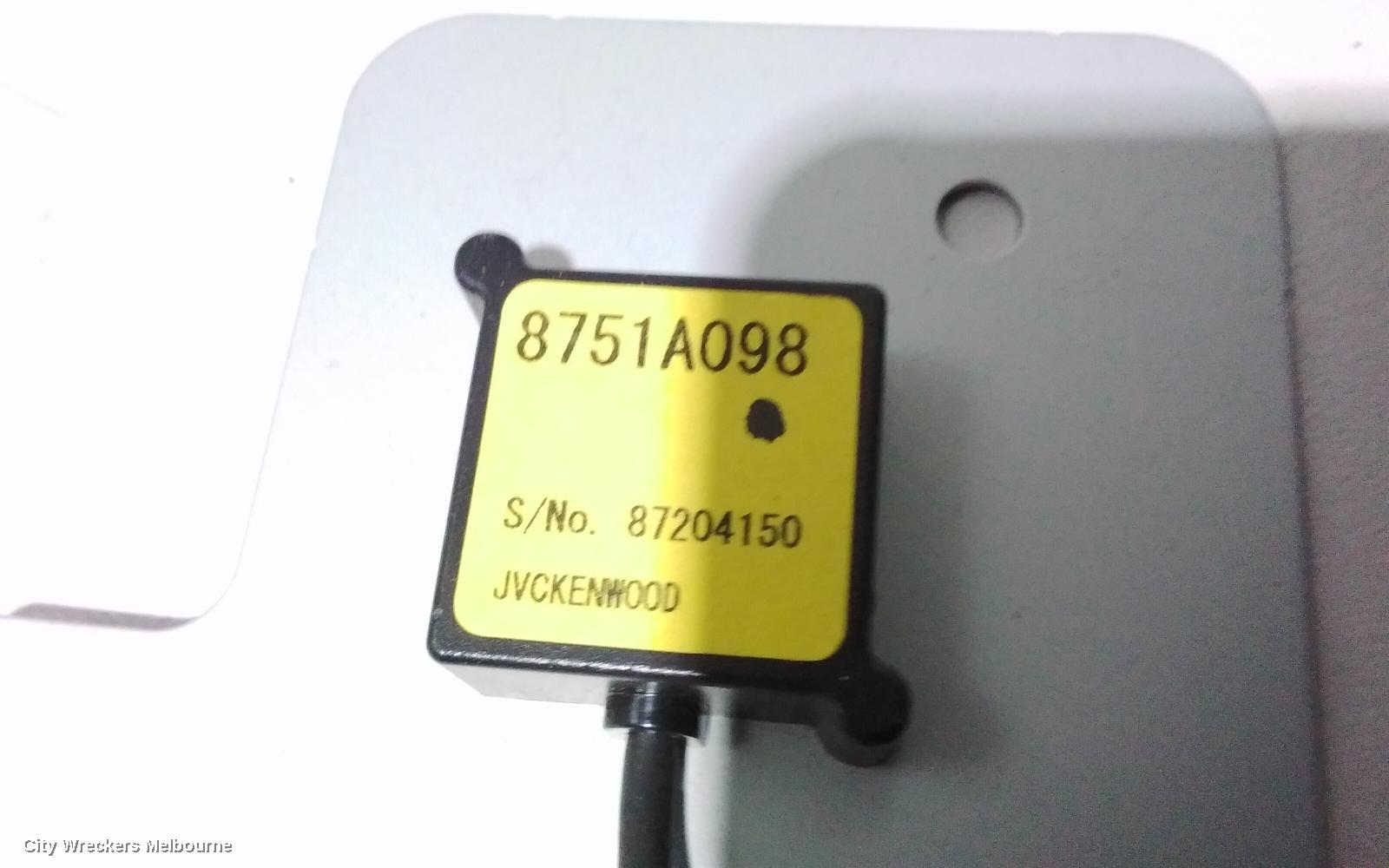 MITSUBISHI OUTLANDER RADIO/CD/DVD/SAT/TV, DISPLAY/HEAD UNIT, NON SAT NAV TYPE, ZK-ZL, 08/2016 - 07/2020