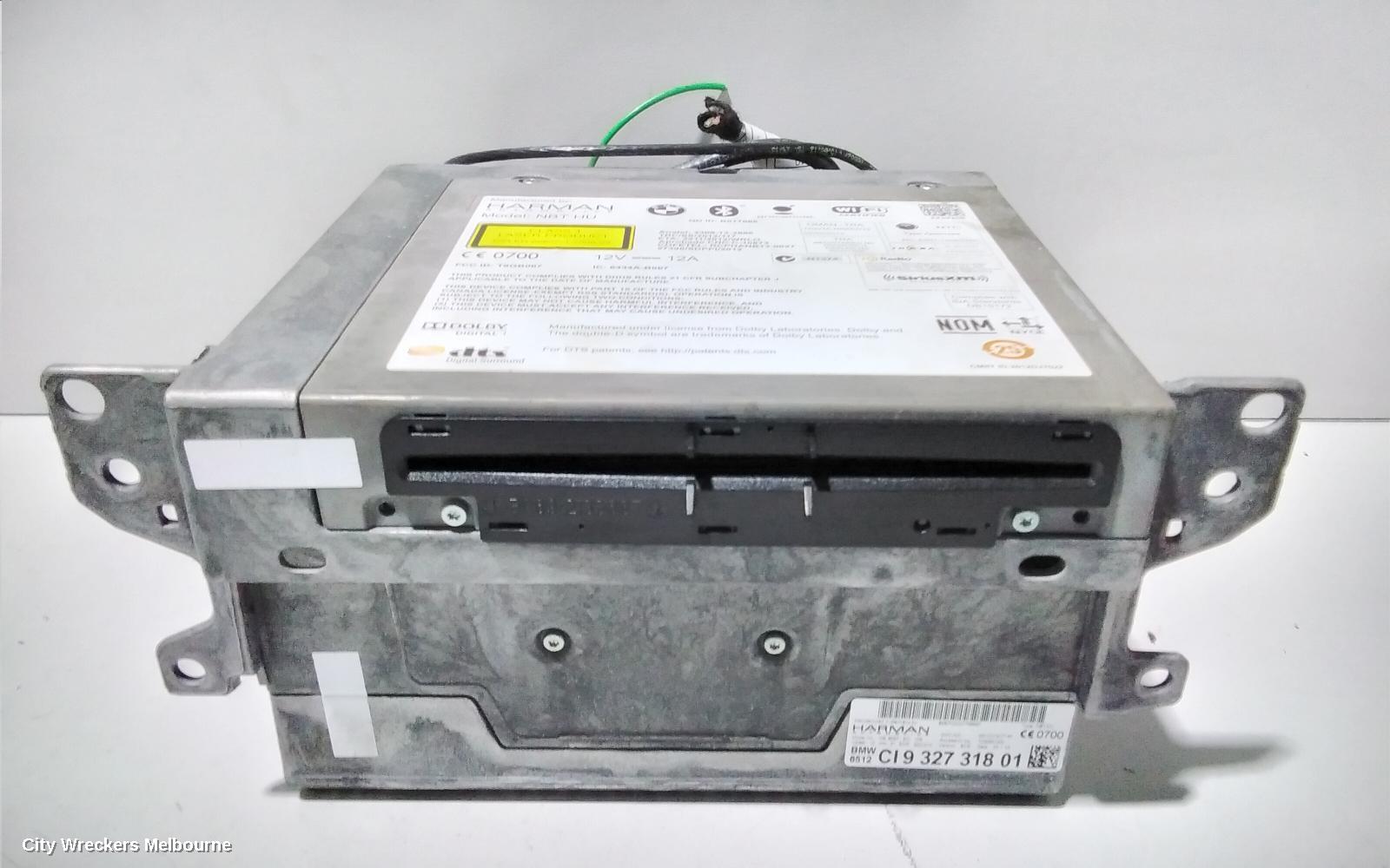 BMW 3 SERIES RADIO/CD/DVD/SAT/TV, DISPLAY UNIT, 6.5IN, P/N 65509252003, F30, SEDAN, 11/2011 - 02/2019