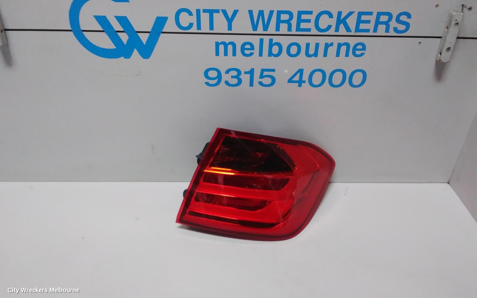 BMW 3 SERIES RIGHT TAILLIGHT, F30/F80, W/ LED TYPE, 11/2011 - 05/2015