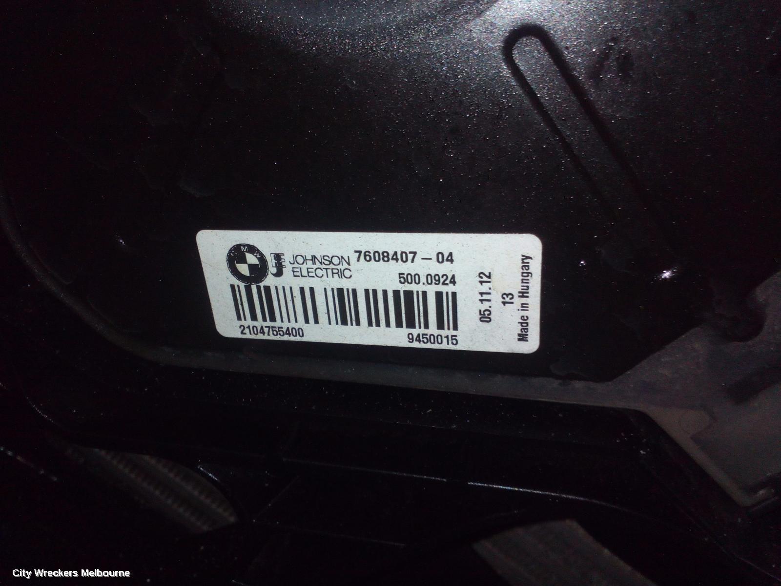 BMW 3 SERIES FAN, RADIATOR FAN, PETROL, 328I, 600W, F30/F31/F34, 11/2011 - 05/2016