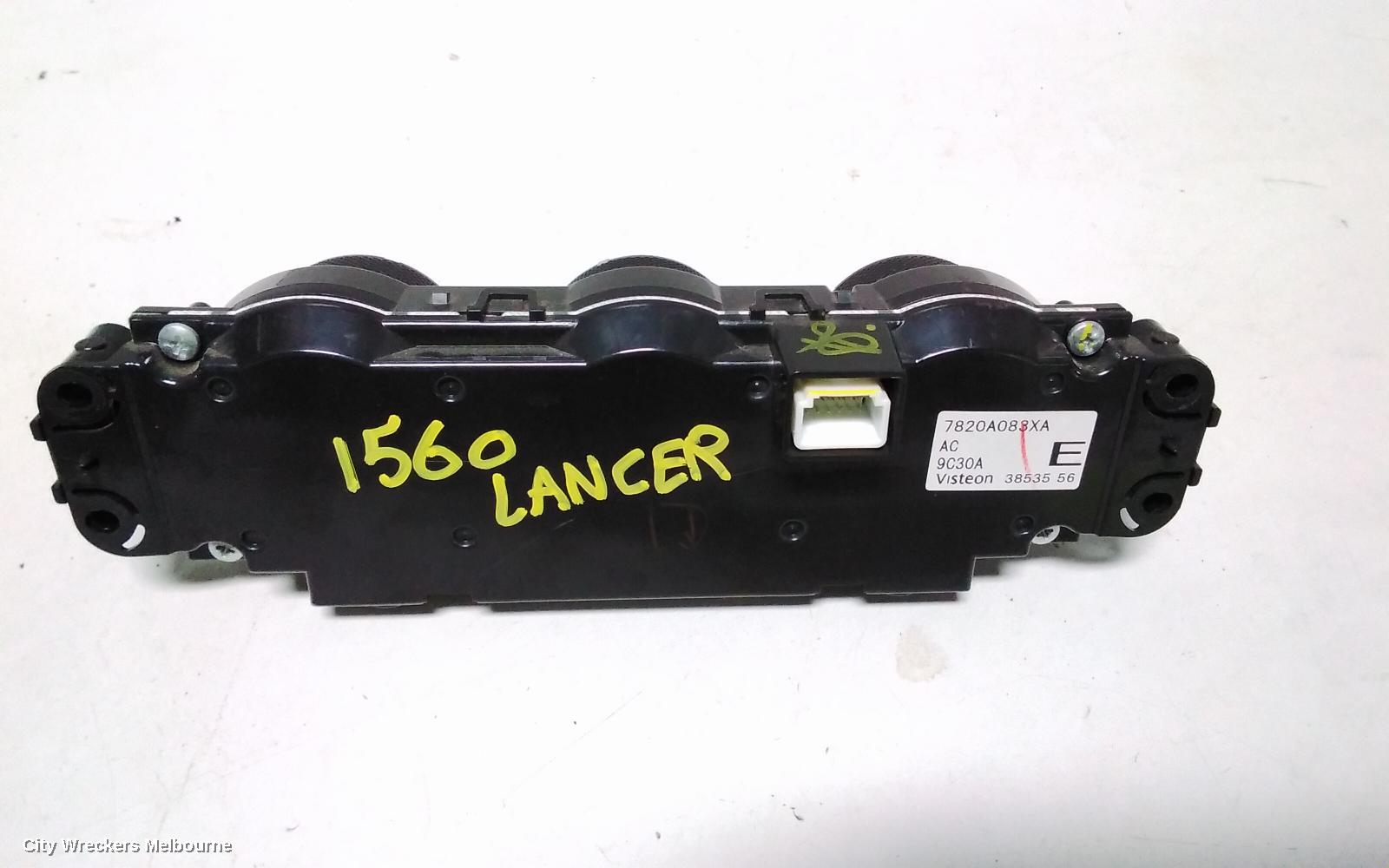 MITSUBISHI LANCER HEATER/AC CONTROLS, NON CLIMATE CONTROL TYPE, CJ, 07/2007 - 10/2015