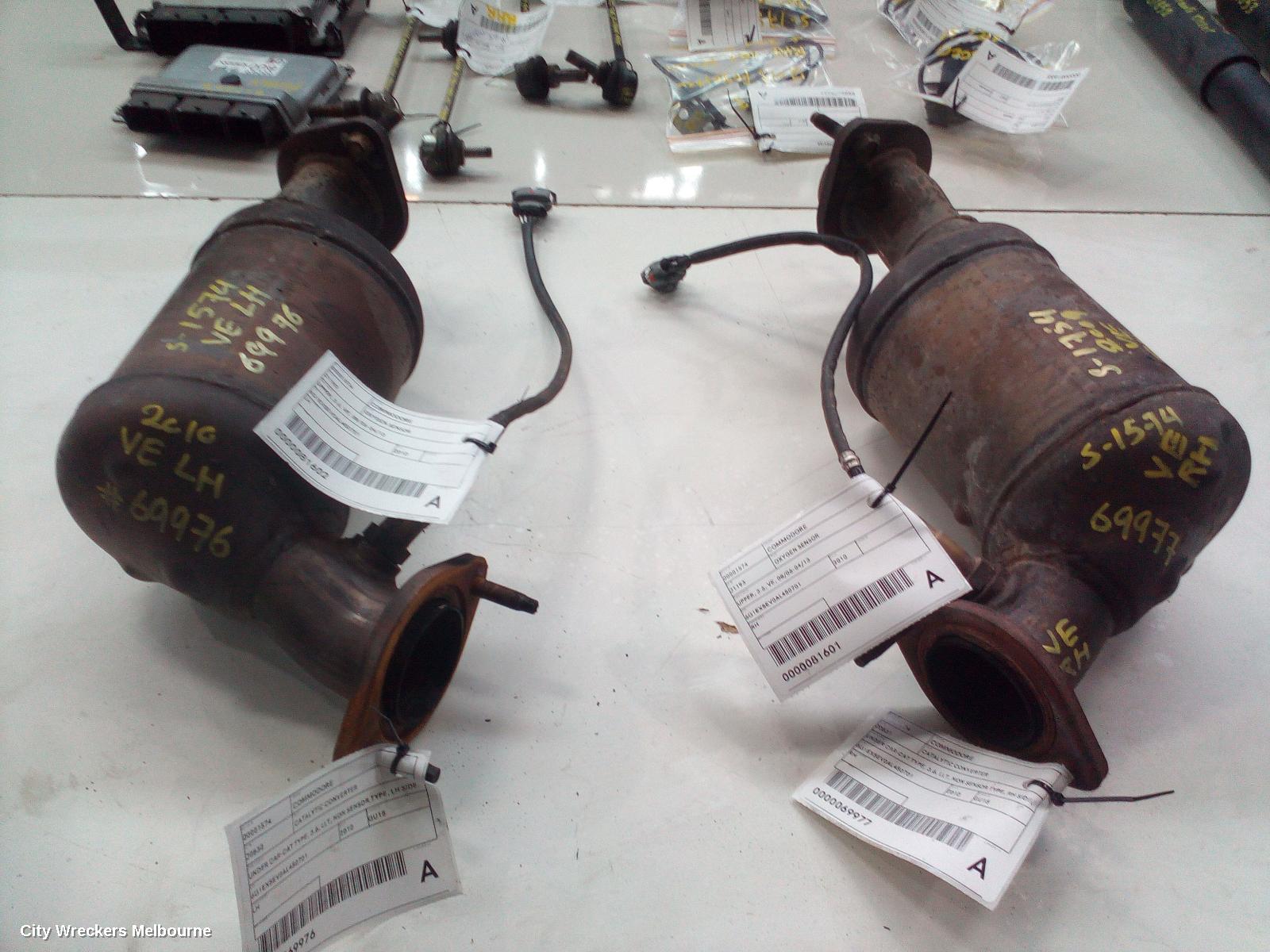 HOLDEN COMMODORE CATALYTIC CONVERTER, UNDER CAR-CAT TYPE, 3.6, LLT, NON SENSOR TYPE, RH SIDE, VE, 08/2009 - 04/2013