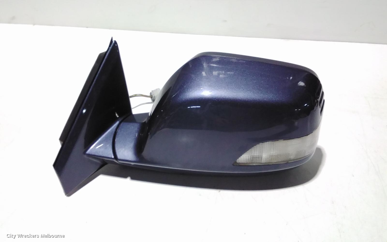 HONDA CRV LEFT DOOR MIRROR, RE, ELECT ADJ, POWER FOLD, COLOUR CODED, 03/2007 - 10/2012