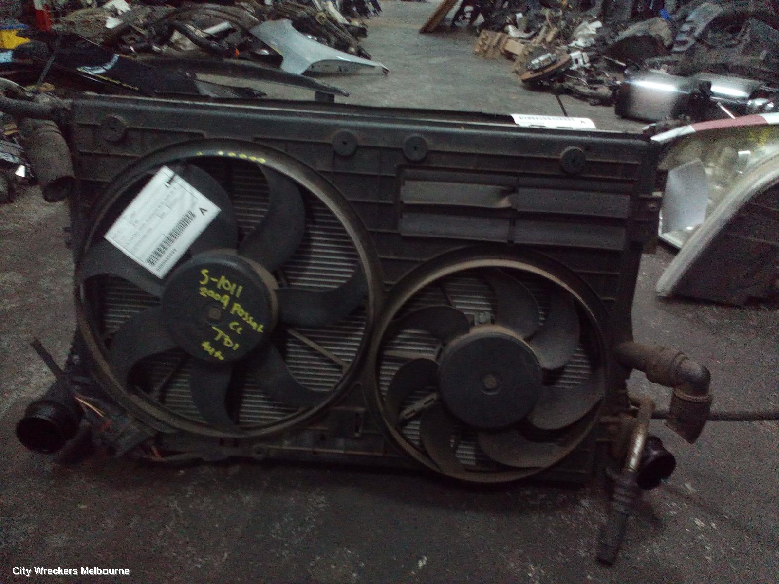 VOLKSWAGEN PASSAT FAN, DUAL FAN ASSY, DIESEL, 3C/MK6/3CC B6-B7, 03/2006 - 05/2015