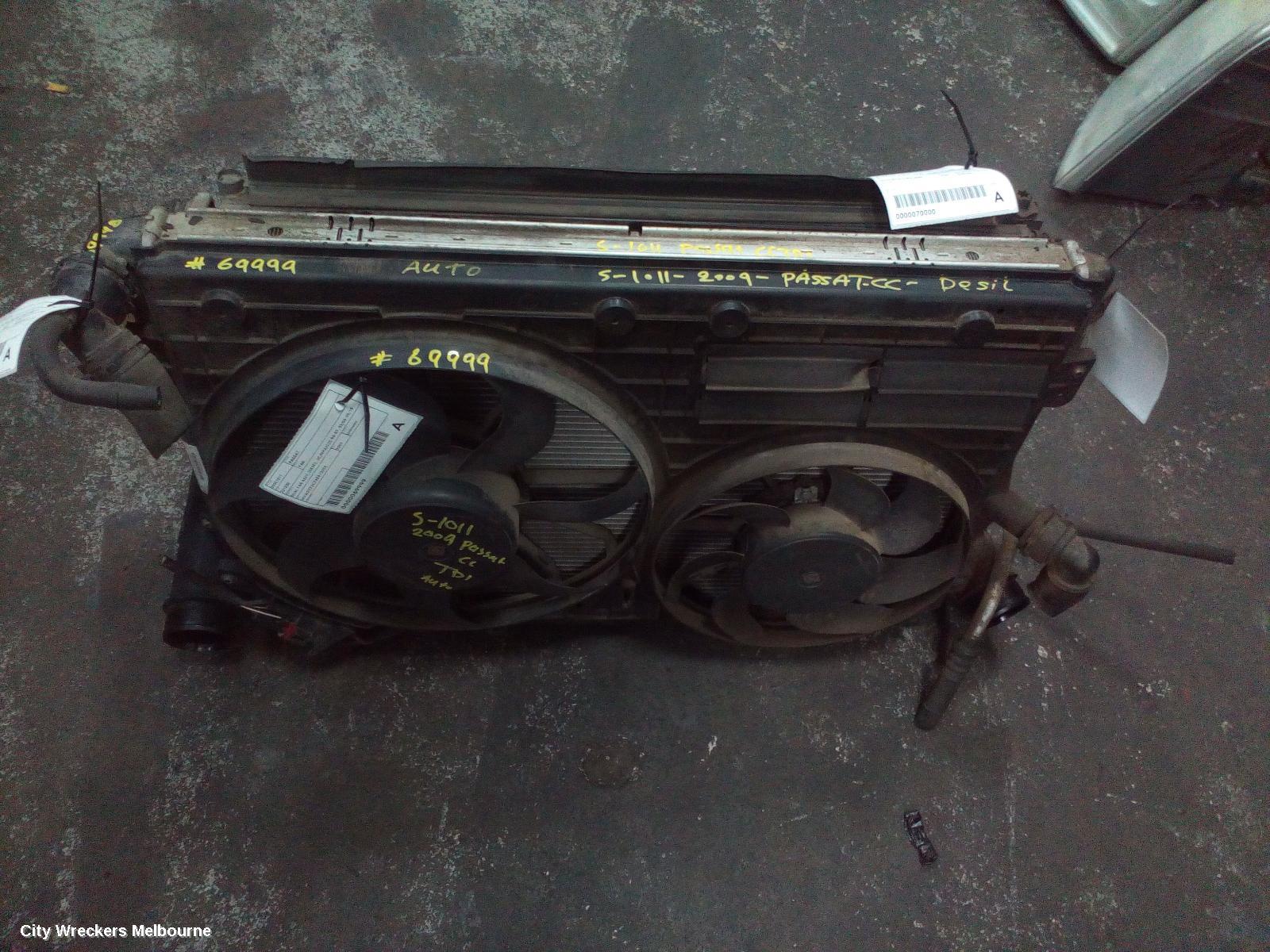 VOLKSWAGEN PASSAT INTERCOOLER, DIESEL, 2.0, CBAB/CBBB/CFGB/CFGC CODE, 3C/MK6 B6, 08/2007 - 05/2015