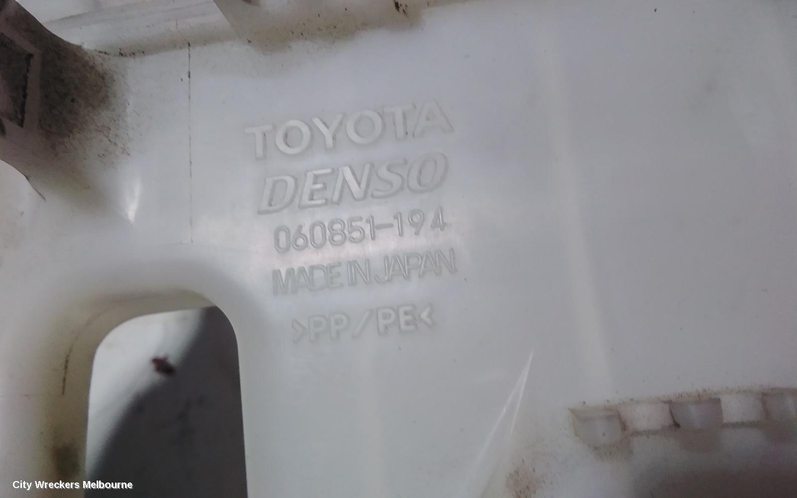 TOYOTA YARIS WASHER BOTTLE, NCP9#, SEDAN, 03/2006 - 06/2016 (AUS ONLY)