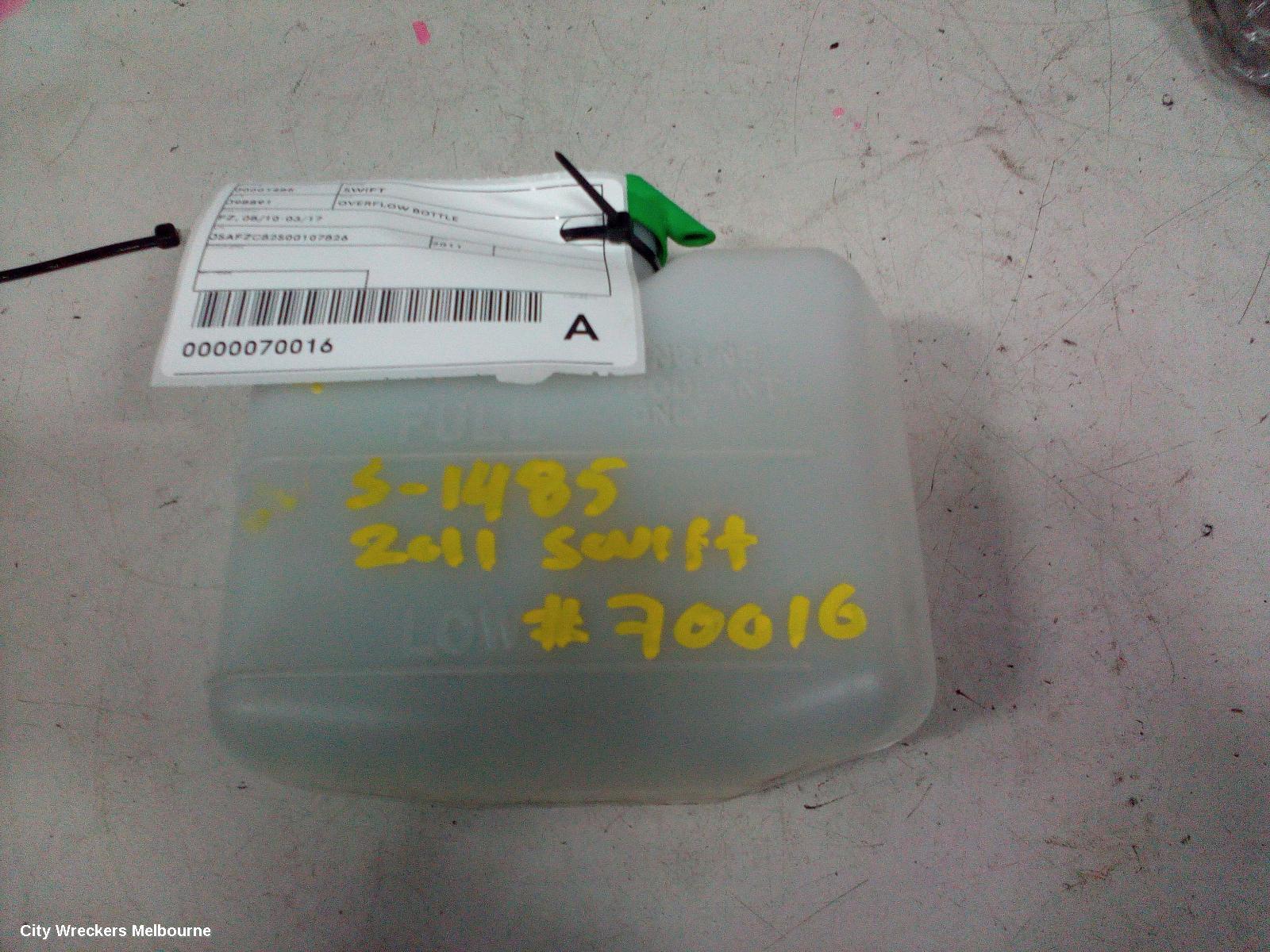 SUZUKI SWIFT OVERFLOW BOTTLE, FZ, 08/2010 - 03/2017