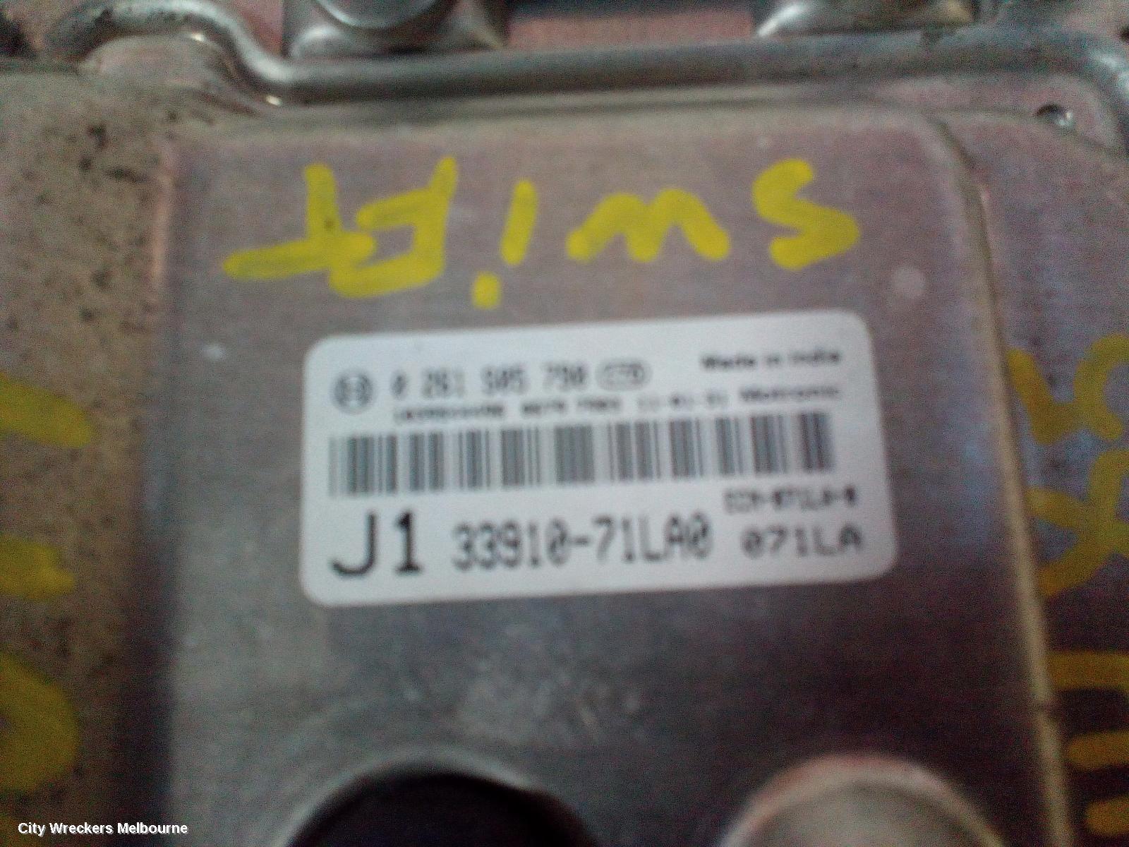SUZUKI SWIFT ECU, ENGINE ECU, 1.4, K14B, AUTO T/M, ECU ONLY, FZ, 08/2010 - 03/2017