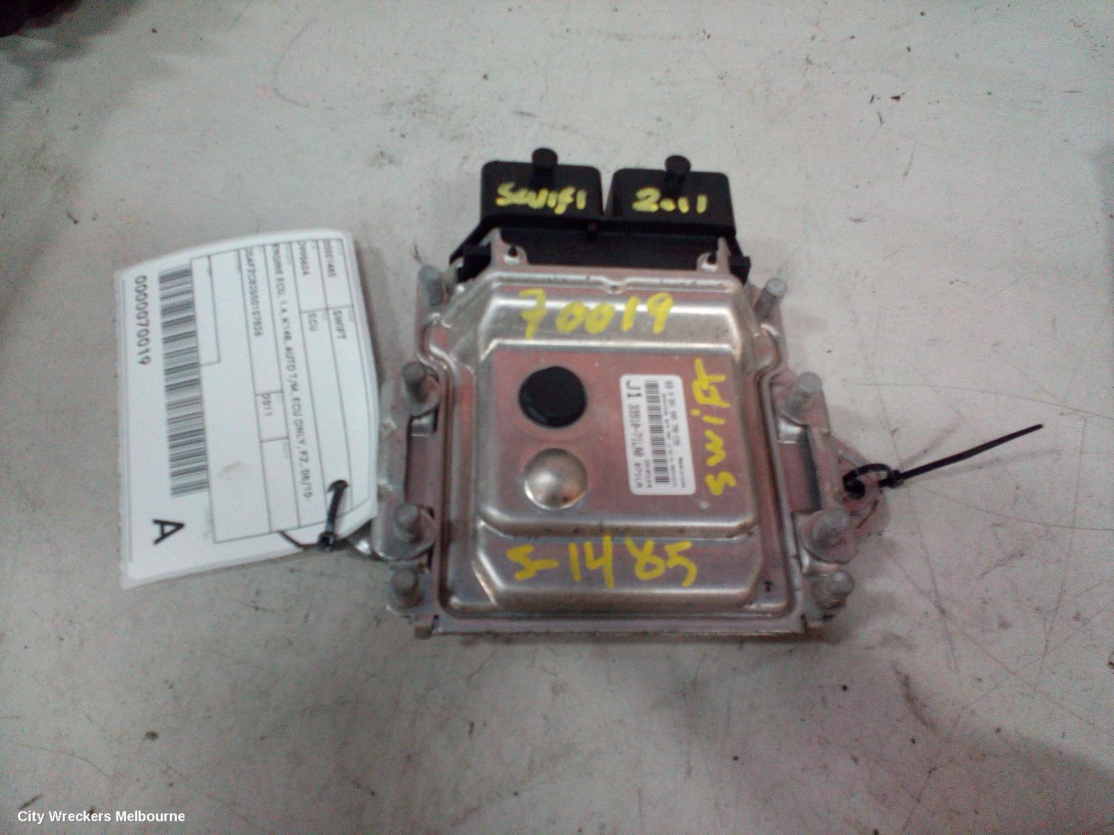 SUZUKI SWIFT ECU, ENGINE ECU, 1.4, K14B, AUTO T/M, ECU ONLY, FZ, 08/2010 - 03/2017