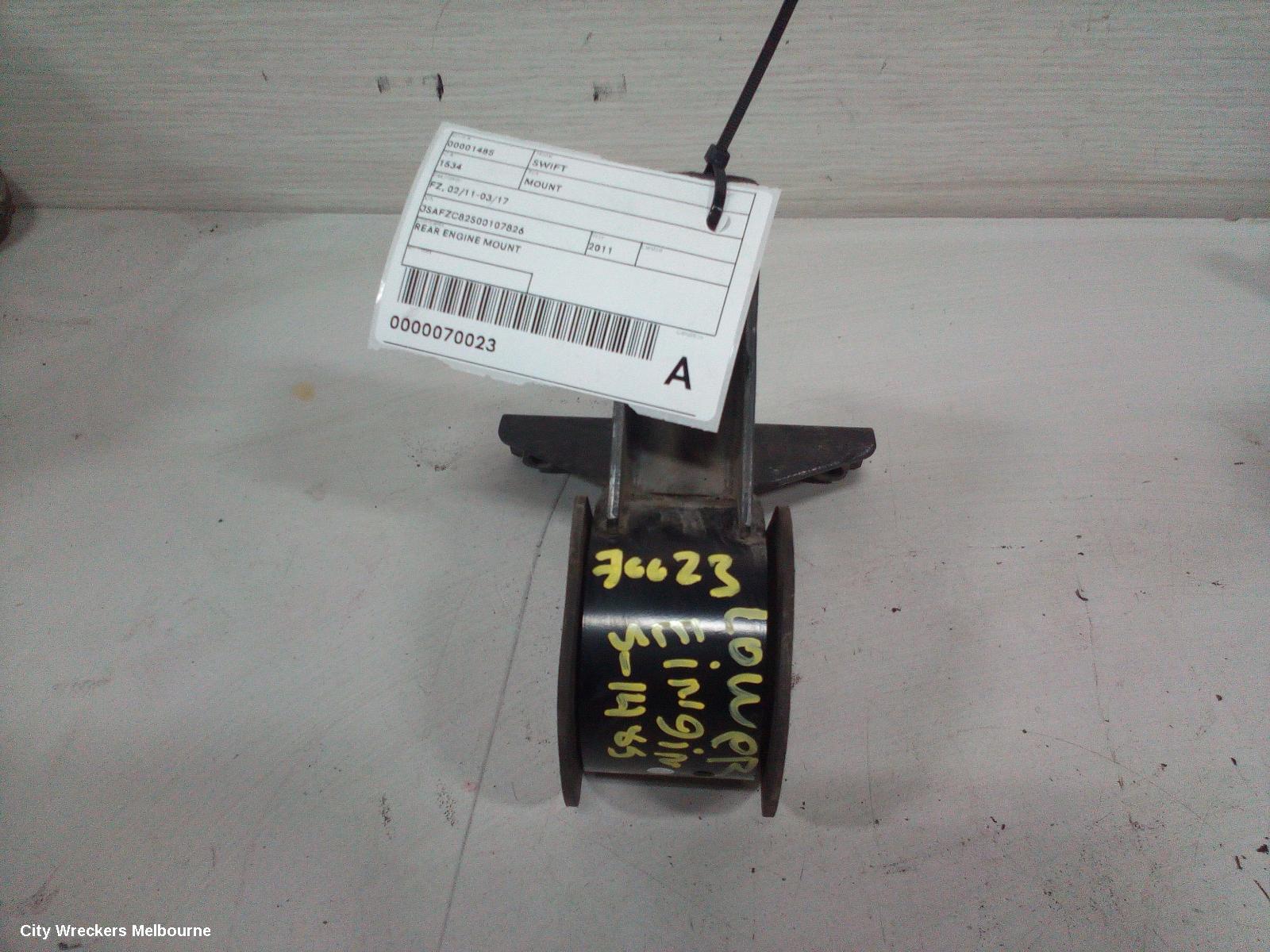 SUZUKI SWIFT MOUNT, FZ, 02/2011 - 03/2017
