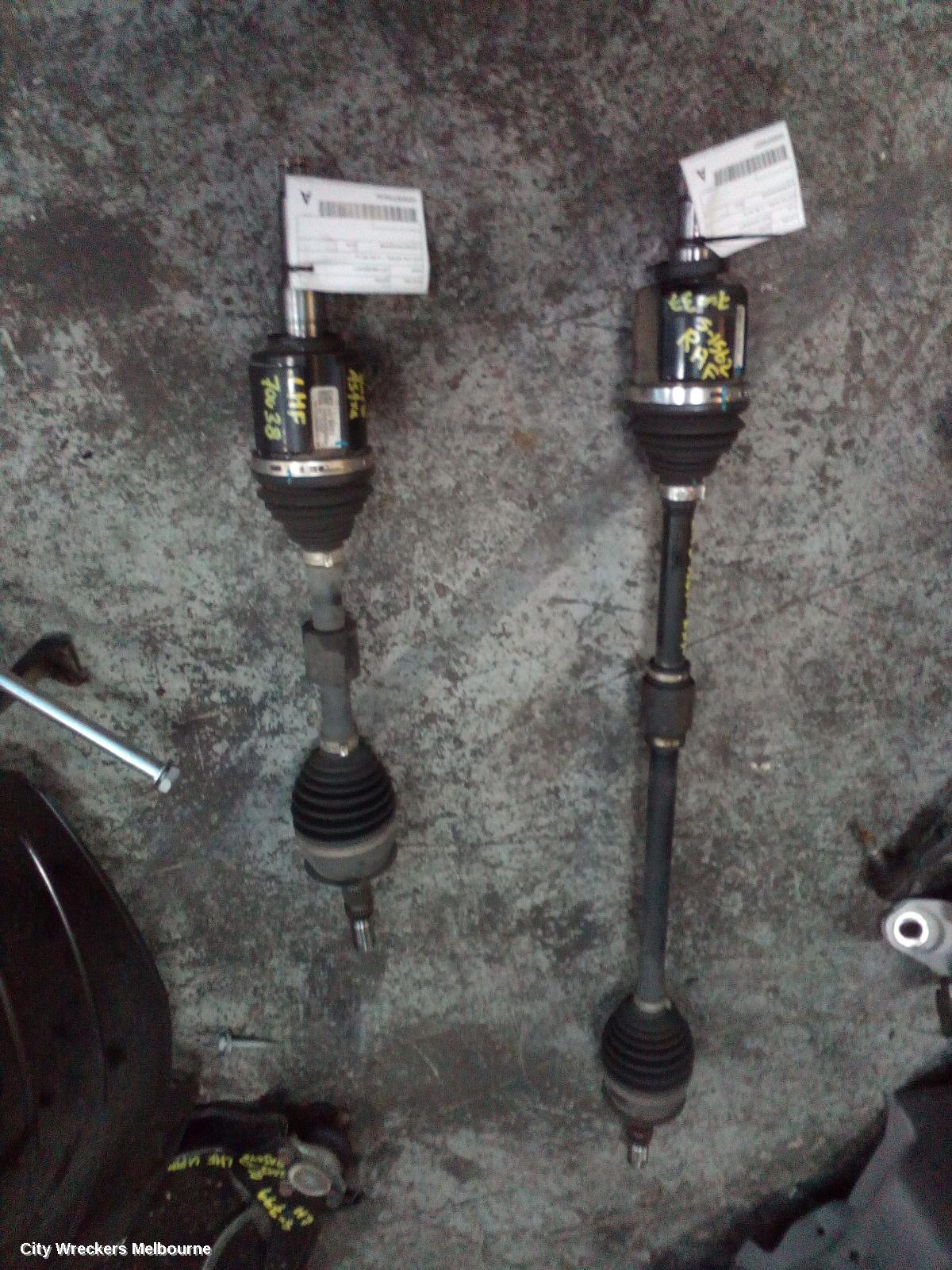 HOLDEN ASTRA RIGHT DRIVESHAFT, AUTO T/M, PETROL, 1.4, BK, 09/2016 ONWARDS