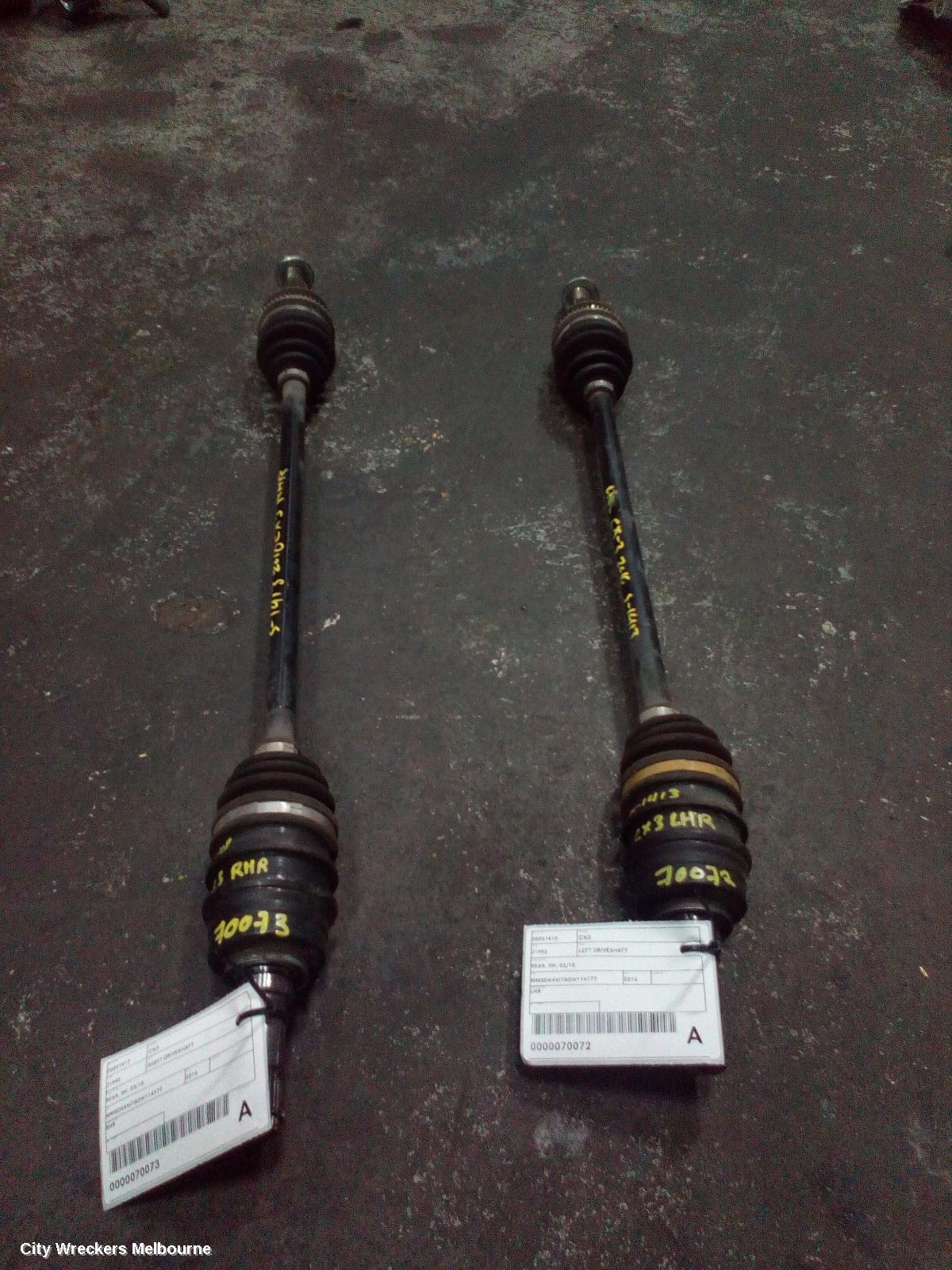 MAZDA CX3 RIGHT DRIVESHAFT, REAR, DK, 03/2015 ONWARDS