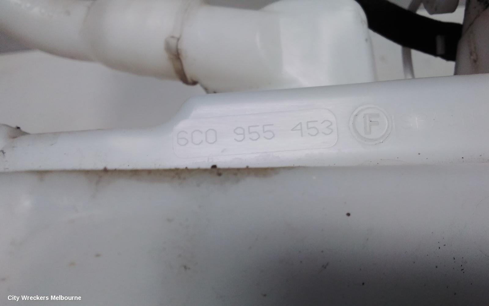 VOLKSWAGEN POLO WASHER BOTTLE, 6R, 05/2014 - 09/2017