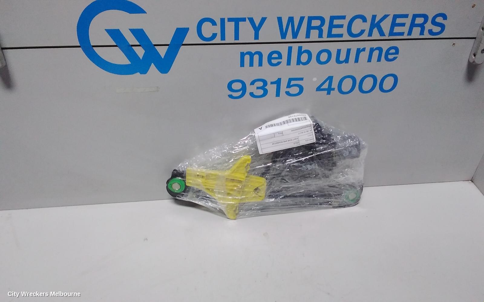 VOLKSWAGEN POLO RIGHT REAR WND REG/MOTOR, 6R, 05/2010 - 09/2017