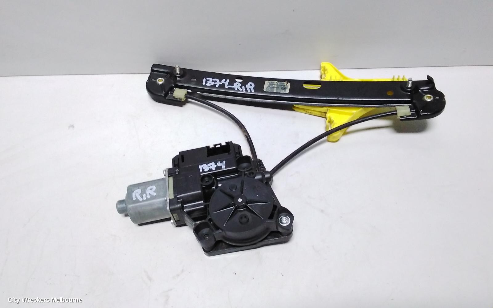 VOLKSWAGEN POLO RIGHT REAR WND REG/MOTOR, 6R, 05/2010 - 09/2017