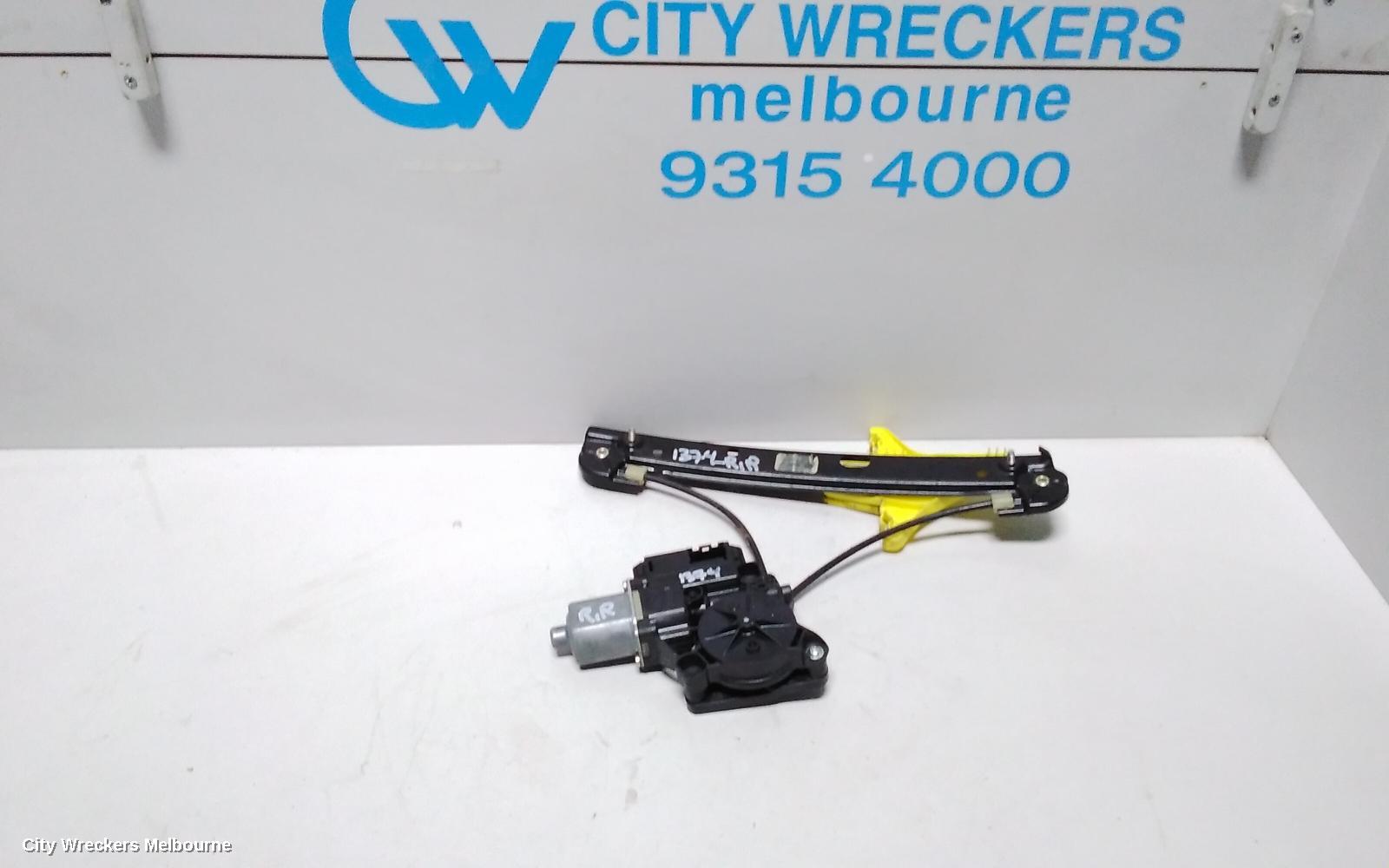 VOLKSWAGEN POLO RIGHT REAR WND REG/MOTOR, 6R, 05/2010 - 09/2017
